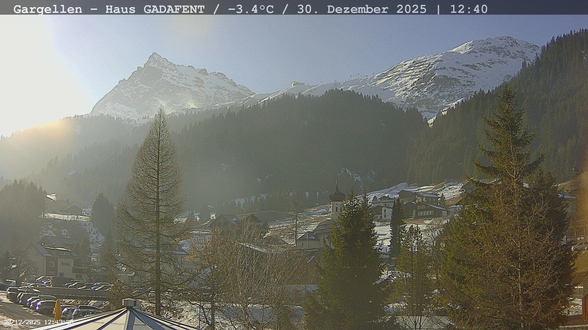 Archiv Foto Webcam Gargellen - Schafberg