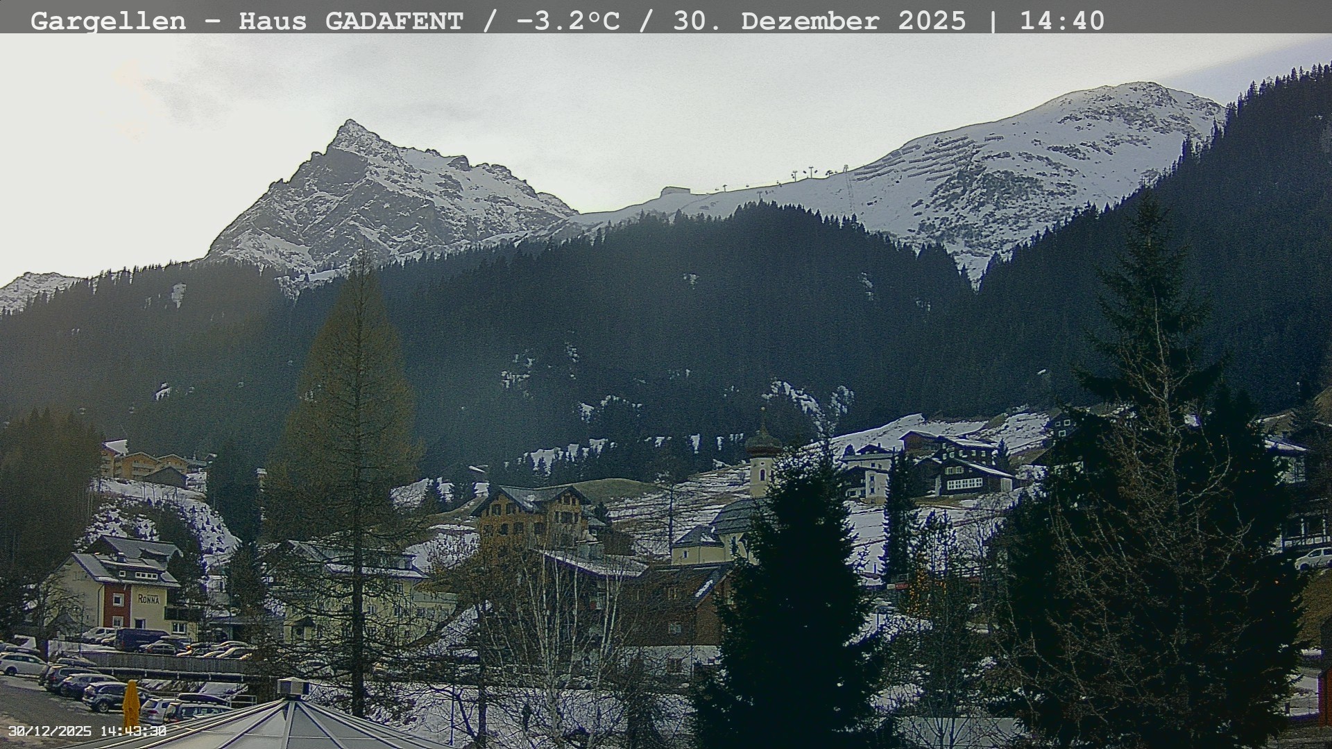 Archiv Foto Webcam Gargellen - Schafberg