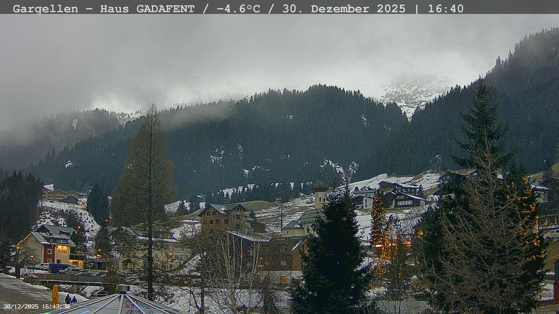 Archiv Foto Webcam Gargellen - Schafberg