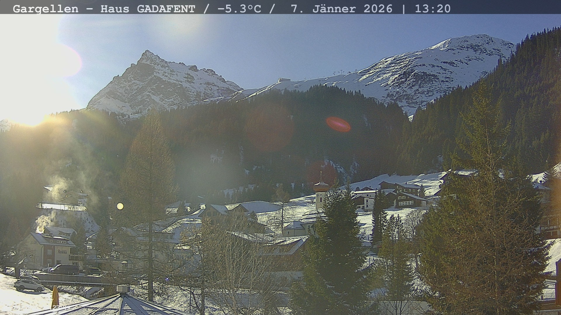 Archiv Foto Webcam Gargellen - Schafberg