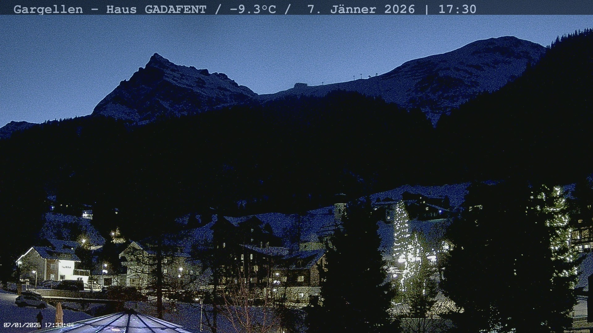 Archiv Foto Webcam Gargellen - Schafberg