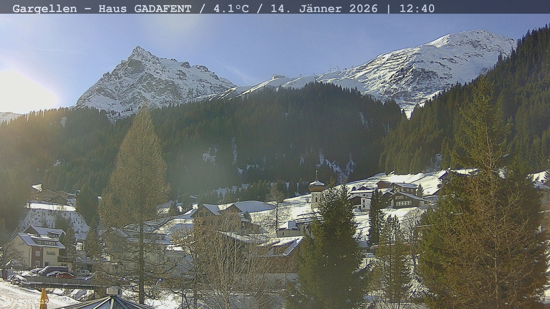 Archiv Foto Webcam Gargellen - Schafberg