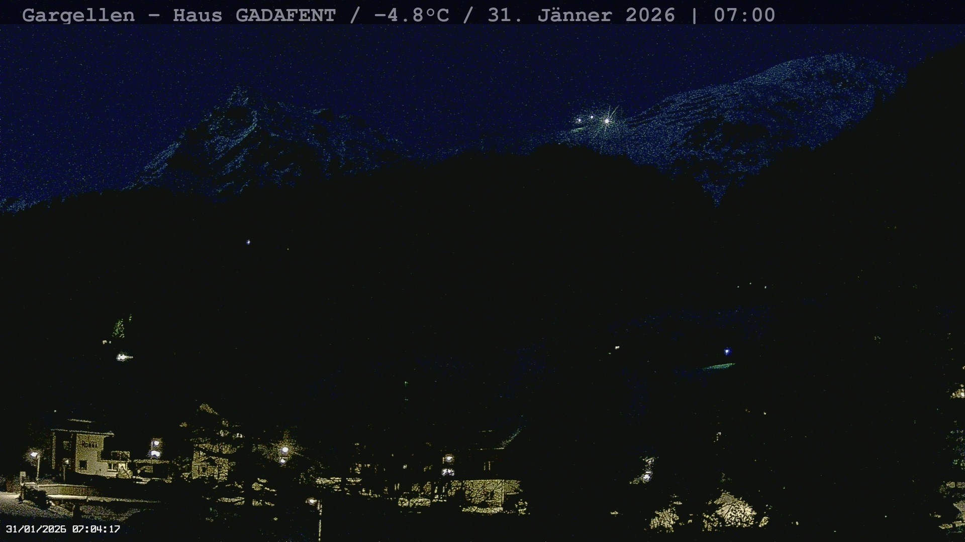 Archiv Foto Webcam Gargellen - Schafberg