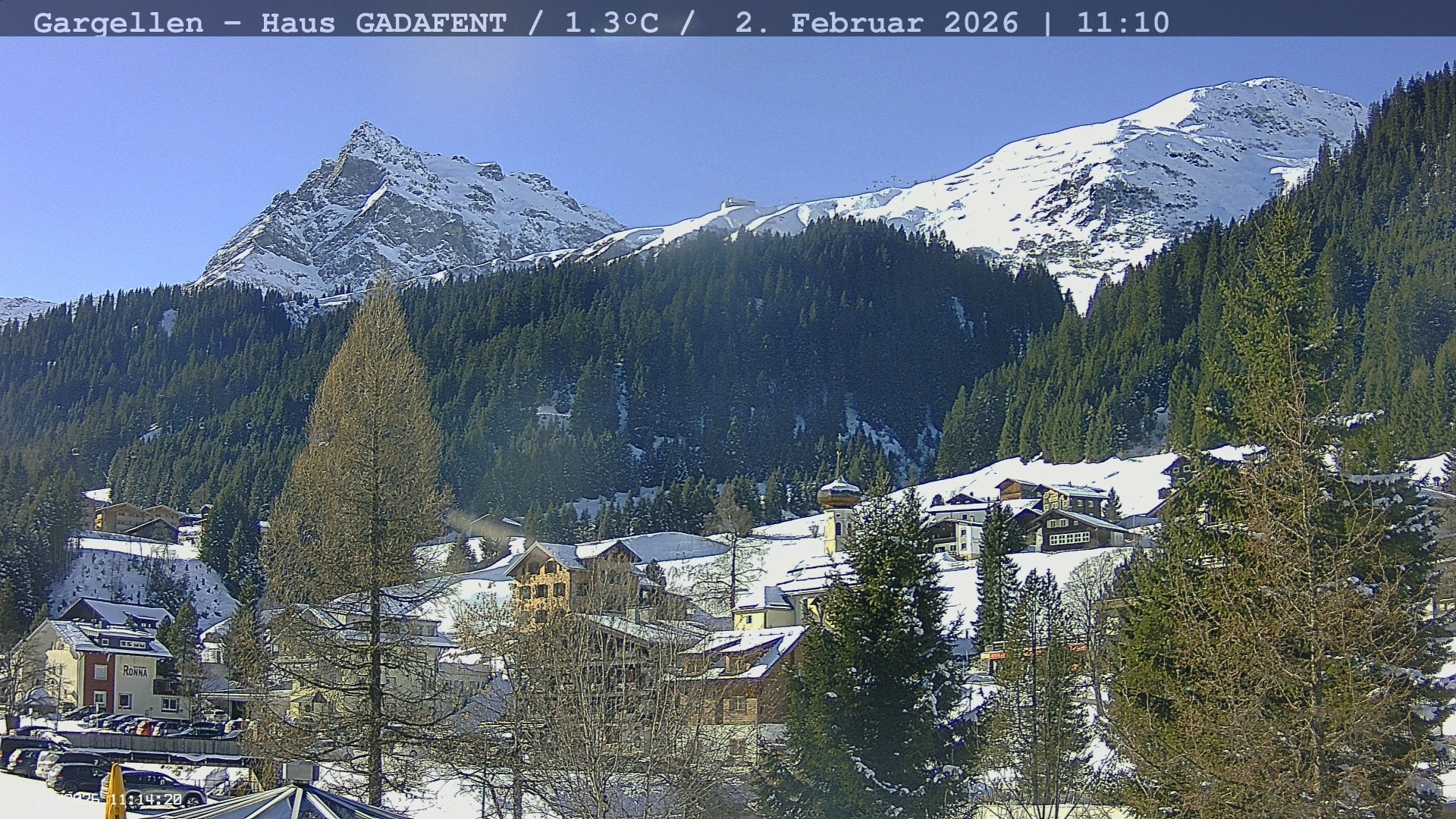 Archiv Foto Webcam Gargellen - Schafberg