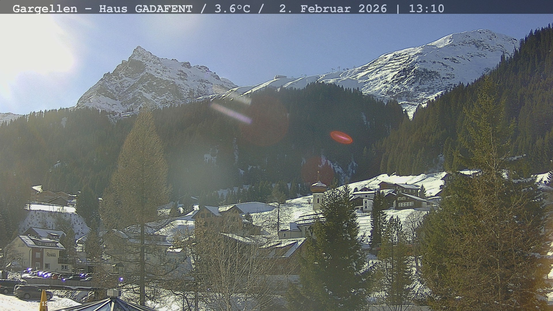 Archiv Foto Webcam Gargellen - Schafberg