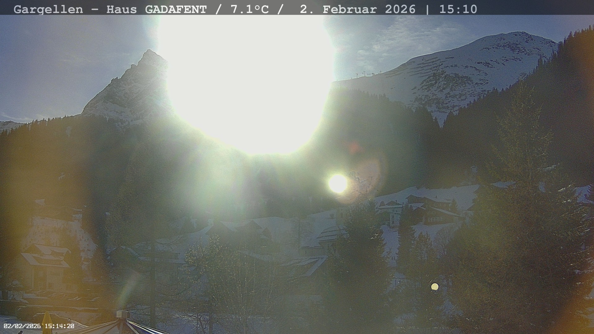 Archiv Foto Webcam Gargellen - Schafberg