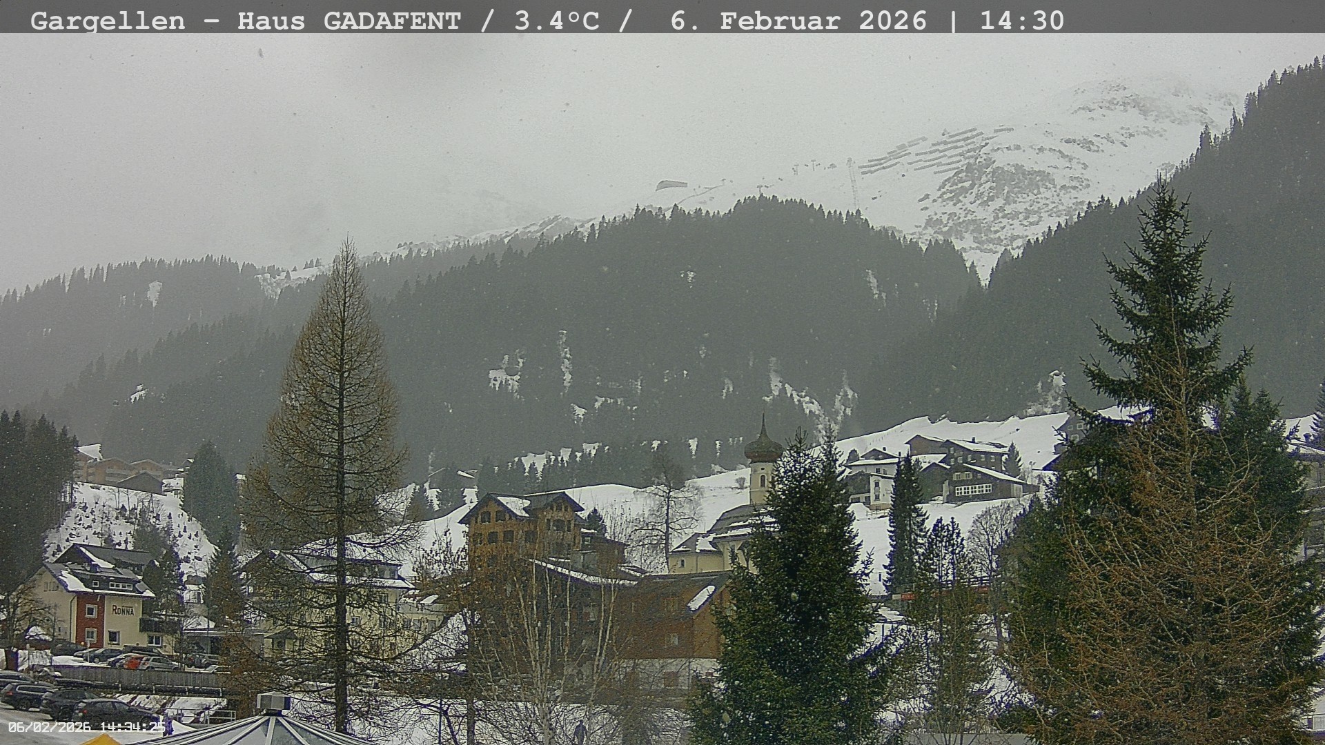 Archiv Foto Webcam Gargellen - Schafberg