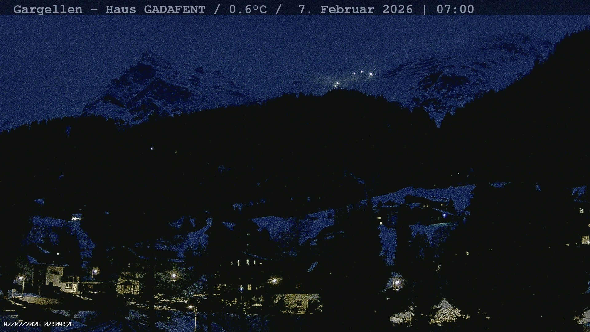 Archiv Foto Webcam Gargellen - Schafberg