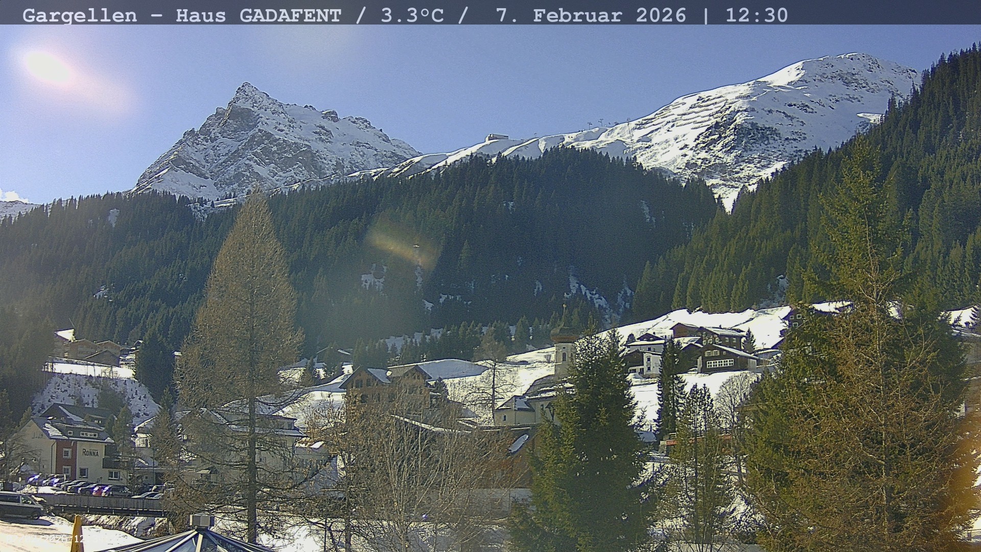 Archiv Foto Webcam Gargellen - Schafberg