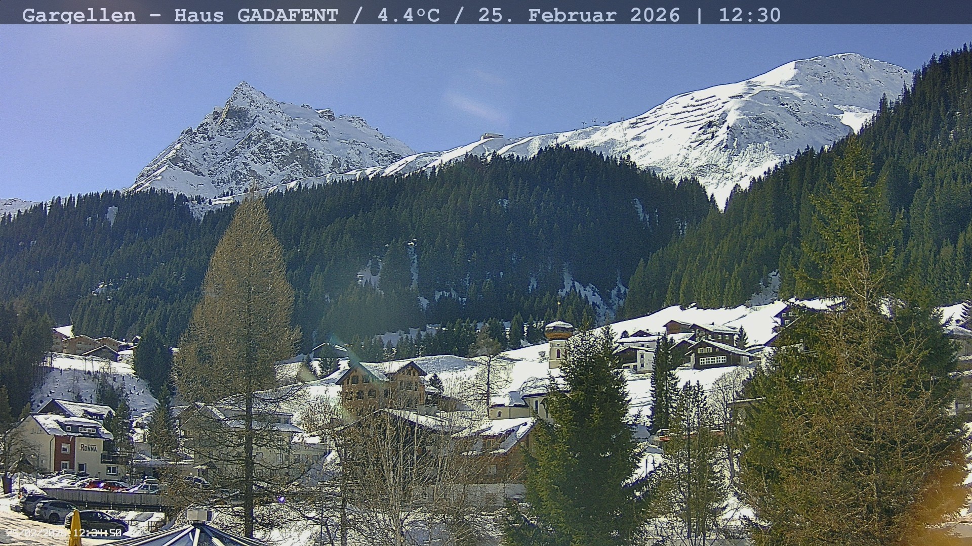 Archiv Foto Webcam Gargellen - Schafberg