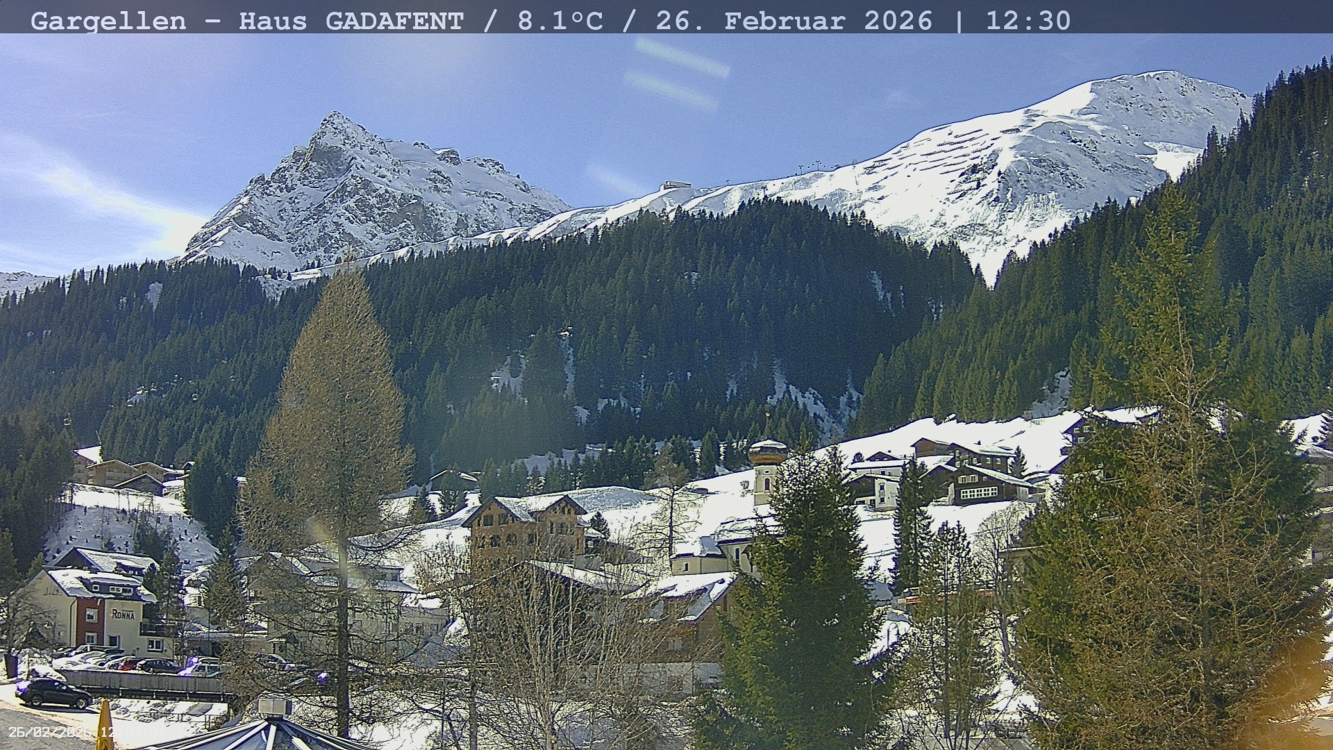 Archived image Webcam Schafberg Gargellen