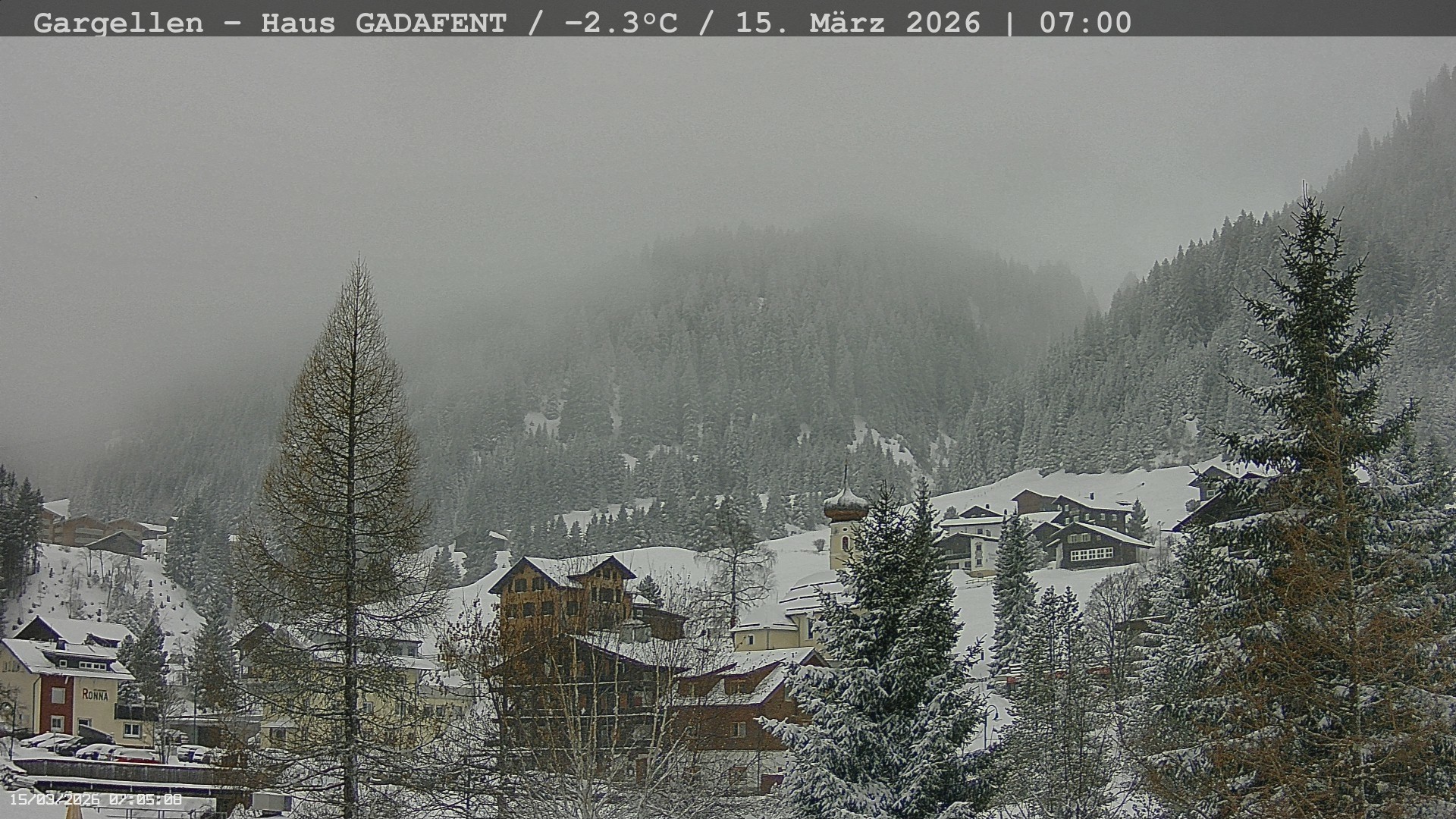 Archiv Foto Webcam Gargellen - Schafberg