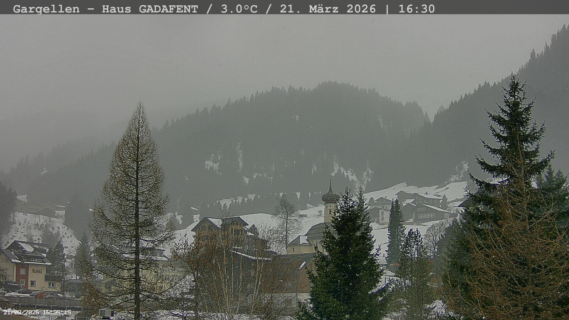 Archived image Webcam Schafberg Gargellen