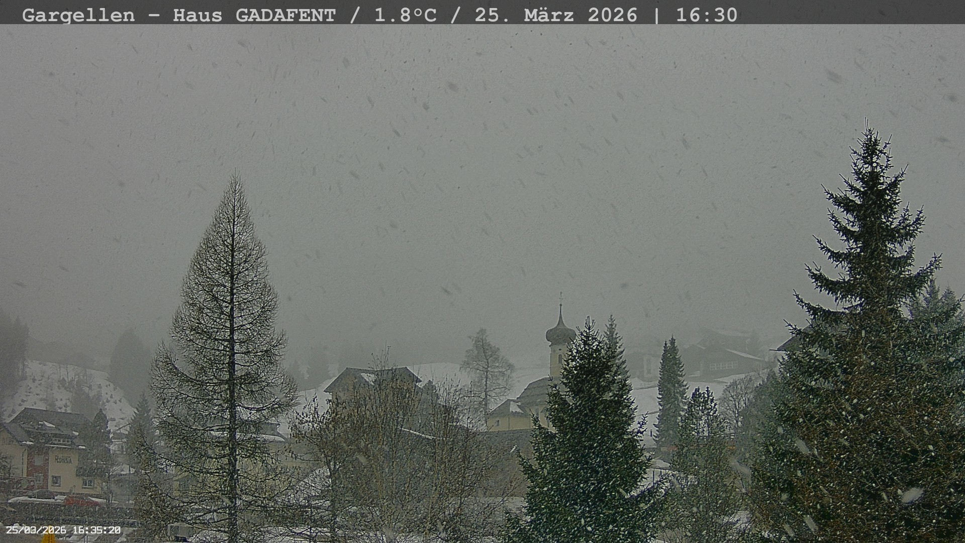 Archived image Webcam Schafberg Gargellen