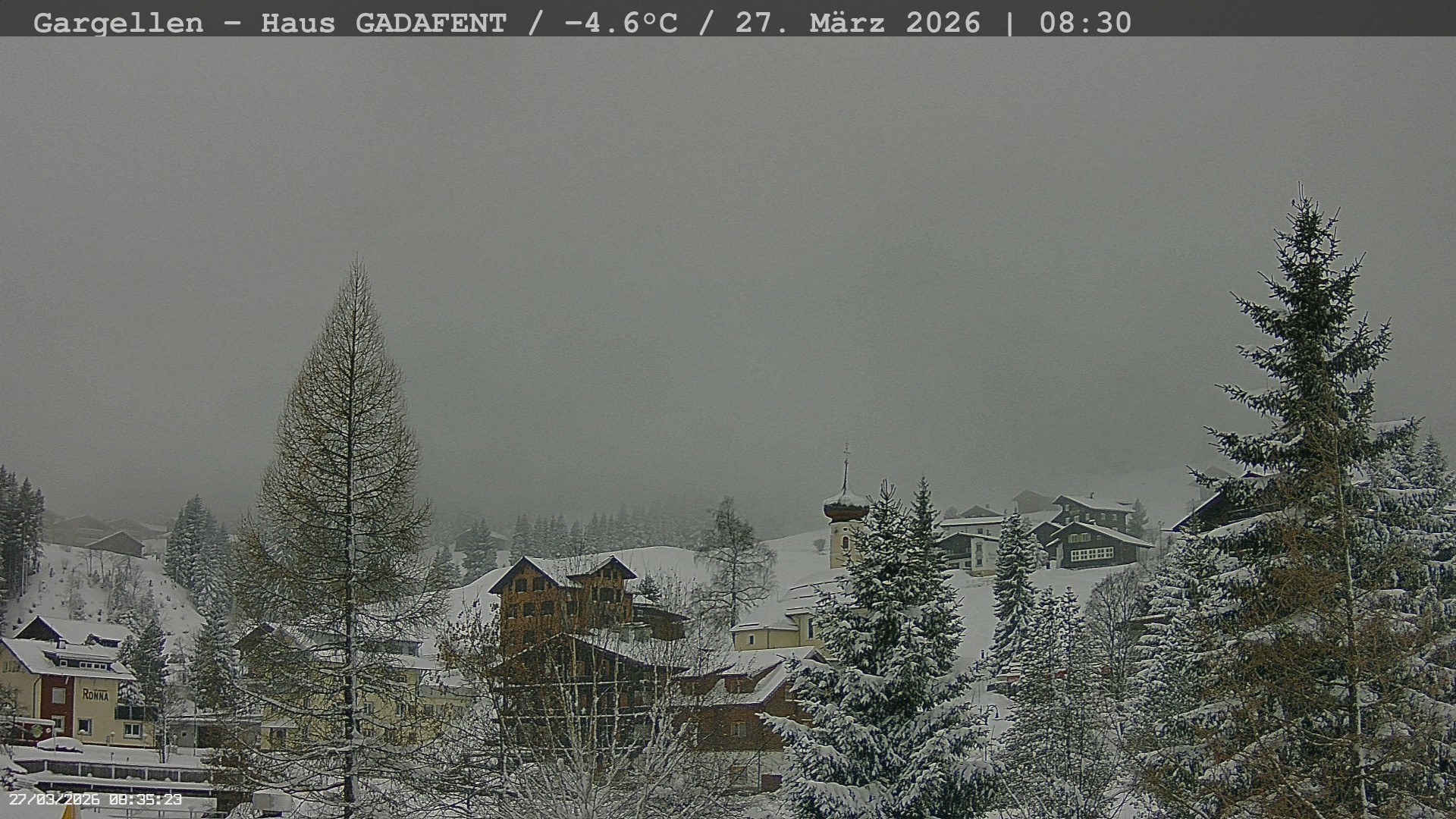 Archiv Foto Webcam Gargellen - Schafberg