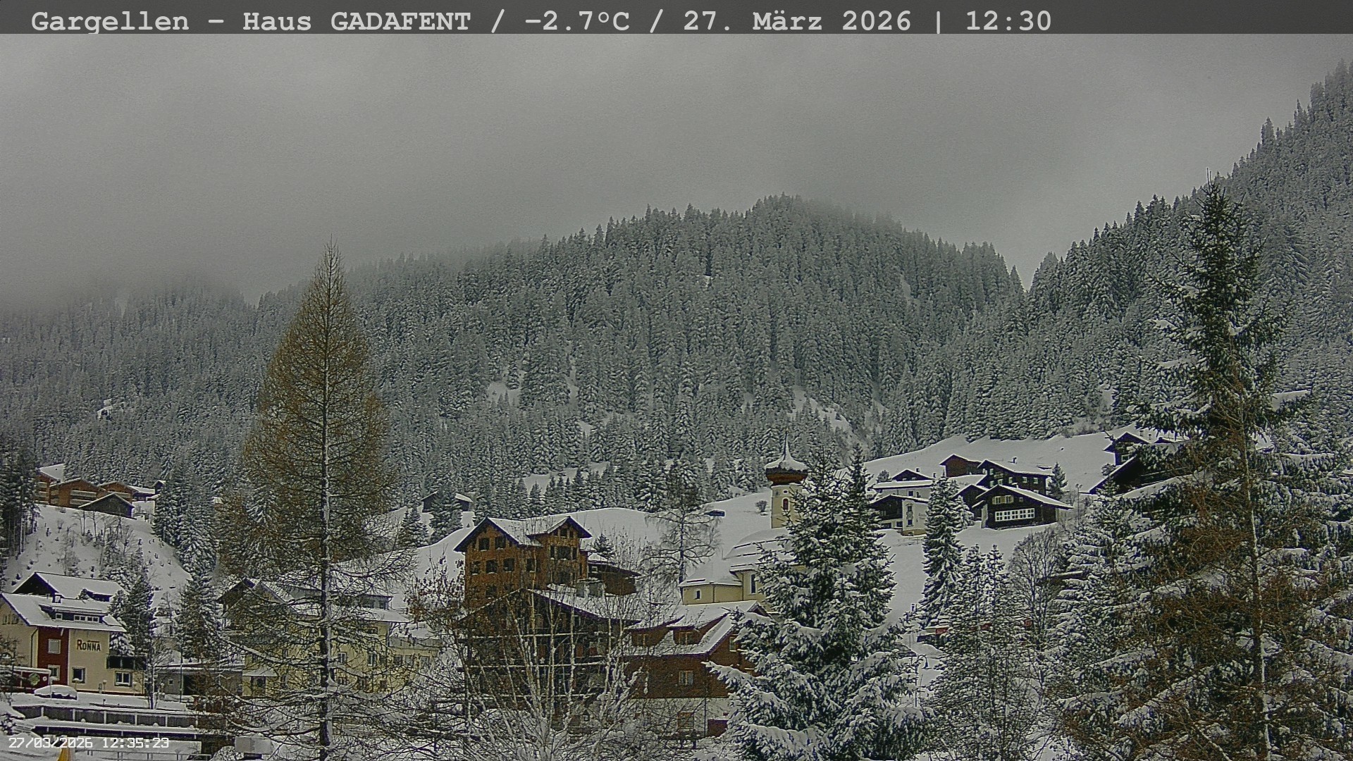 Archiv Foto Webcam Gargellen - Schafberg