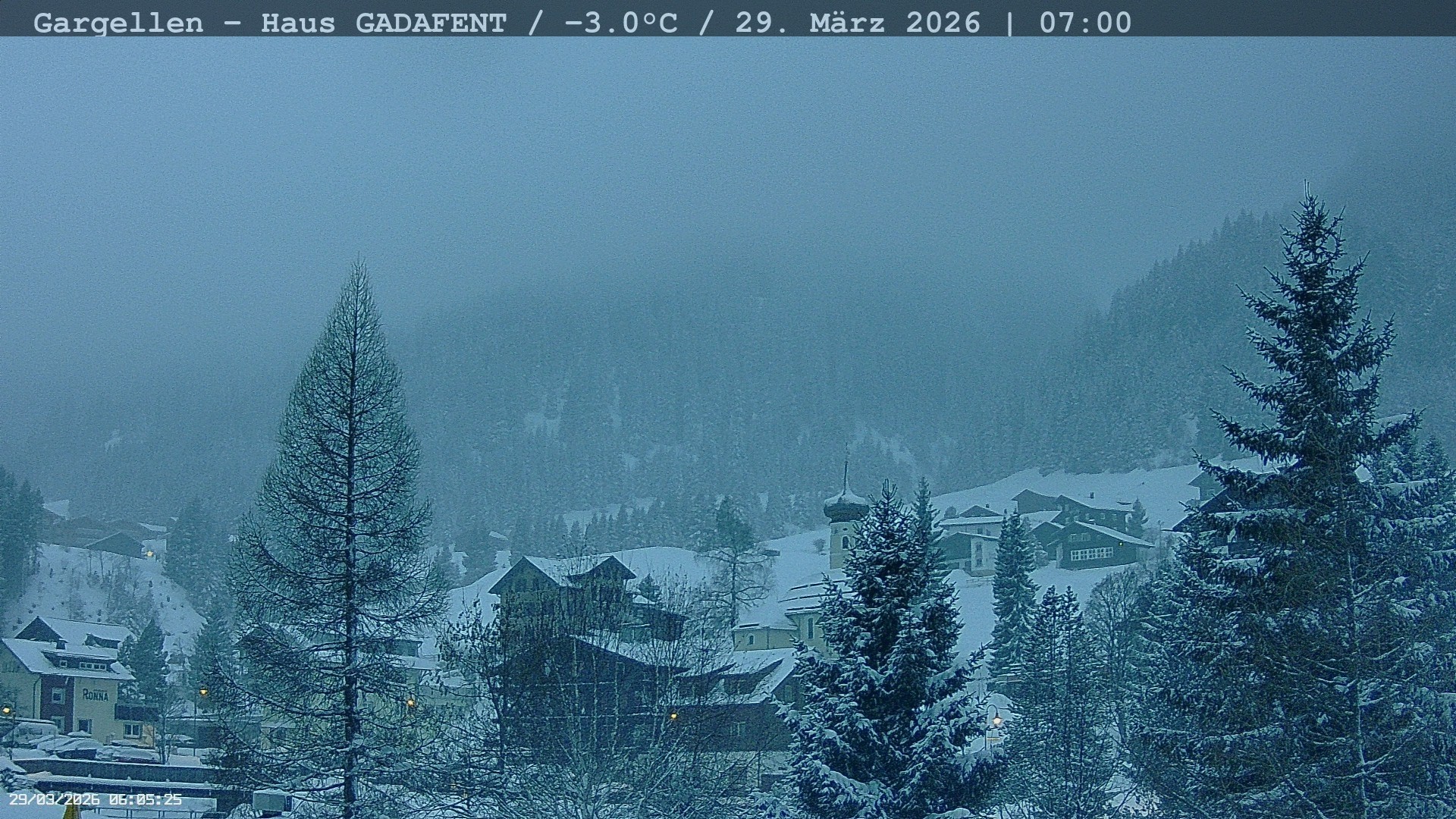 Archiv Foto Webcam Gargellen - Schafberg