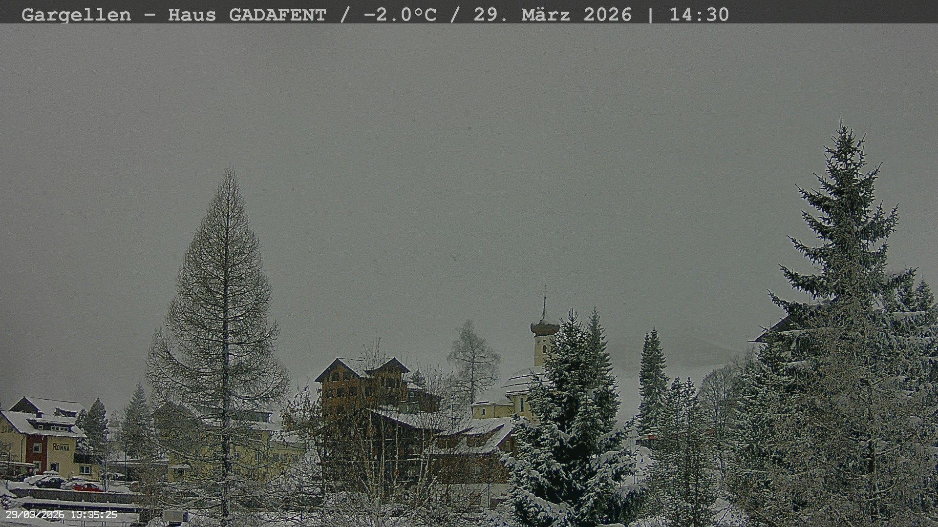 Archived image Webcam Schafberg Gargellen