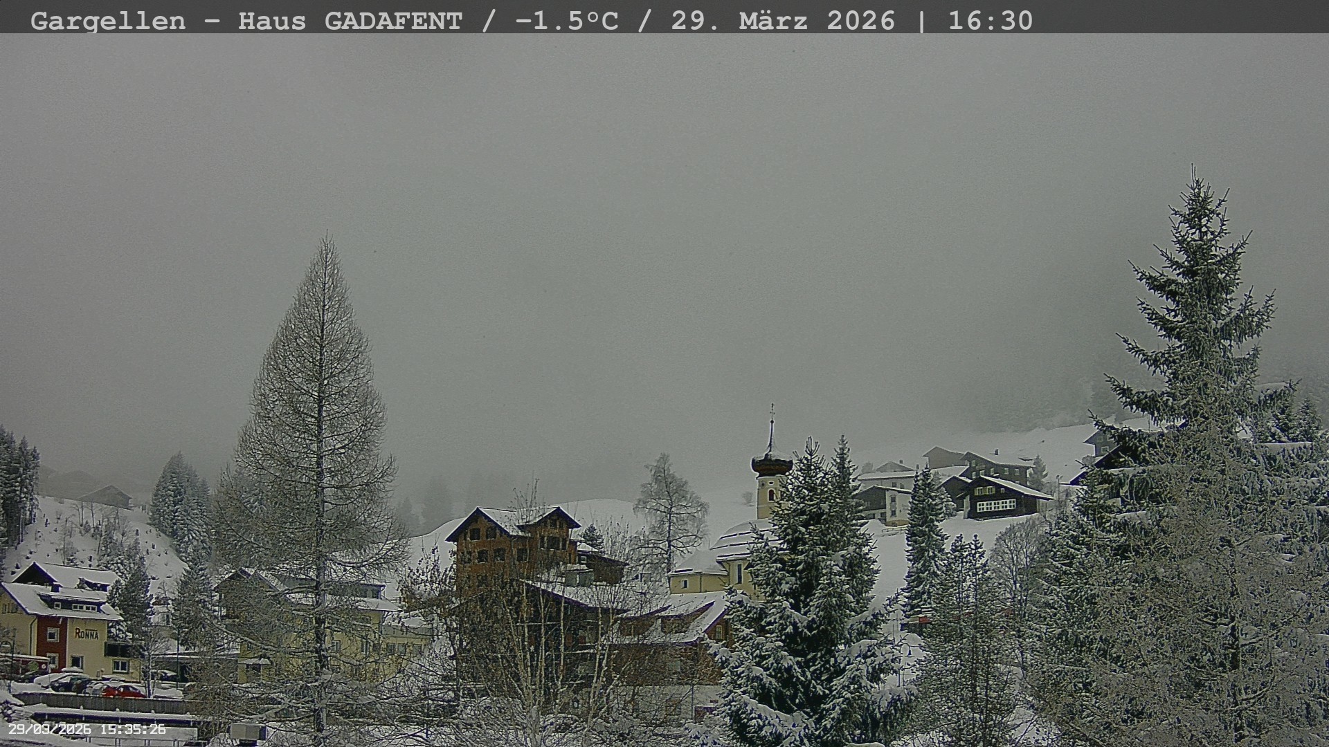 Archived image Webcam Schafberg Gargellen