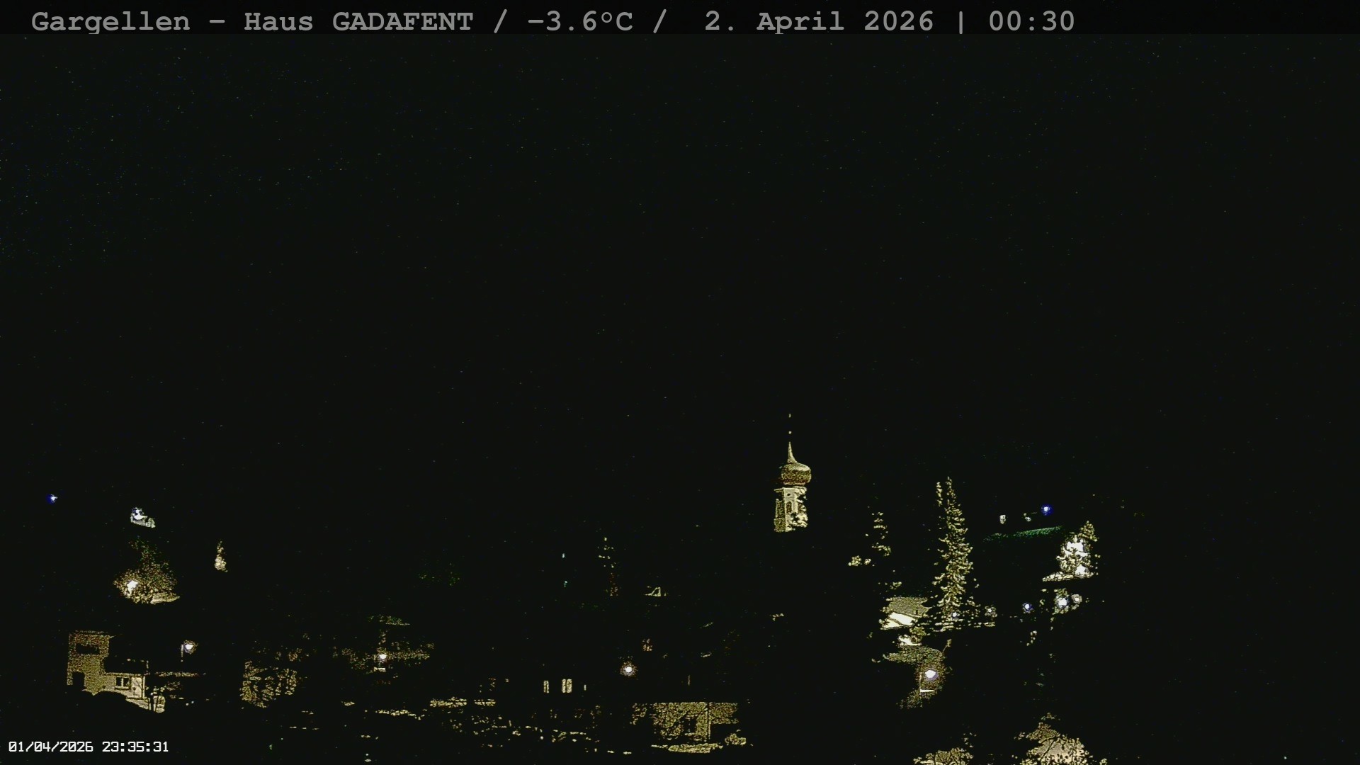 Archiv Foto Webcam Gargellen - Schafberg