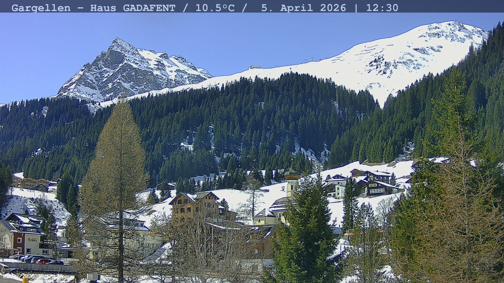 Archived image Webcam Schafberg Gargellen