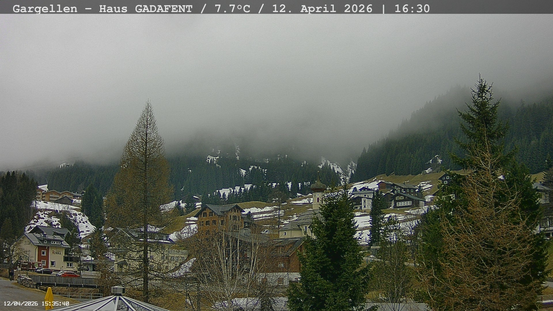 Archiv Foto Webcam Gargellen - Schafberg