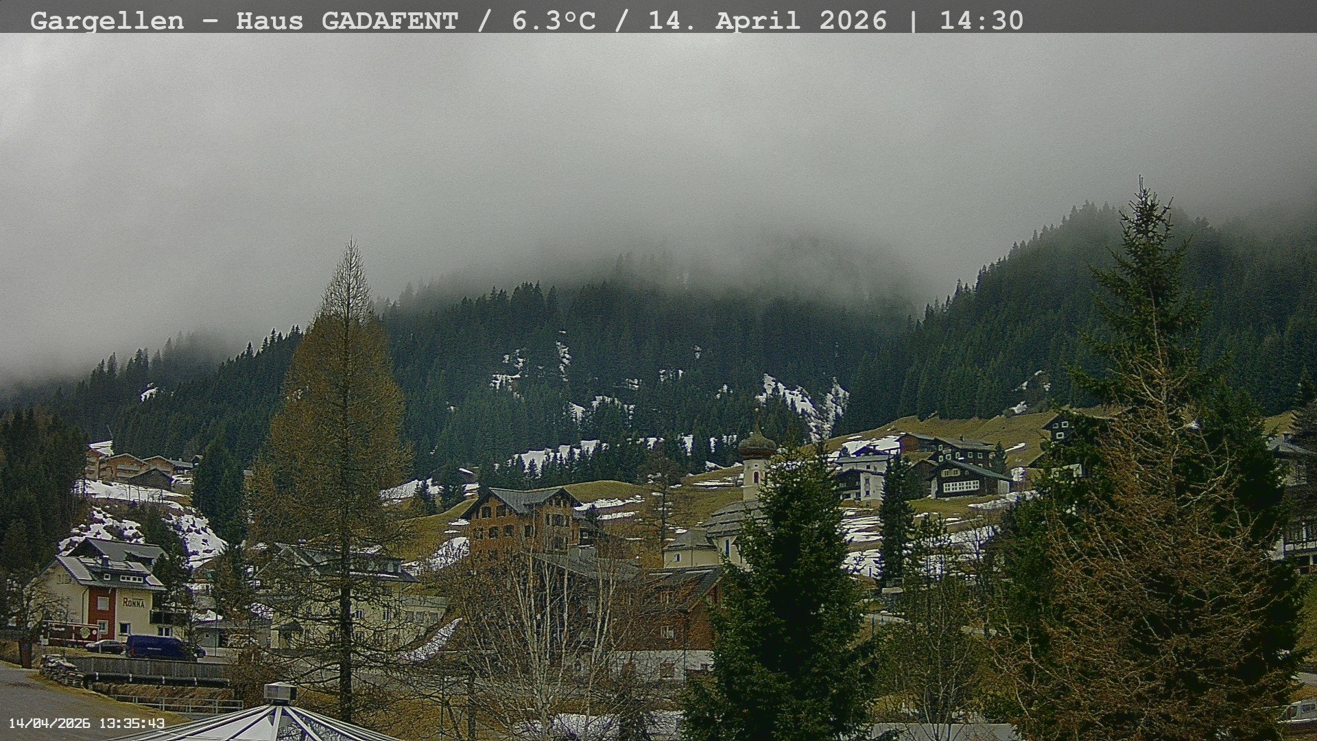 Archived image Webcam Schafberg Gargellen