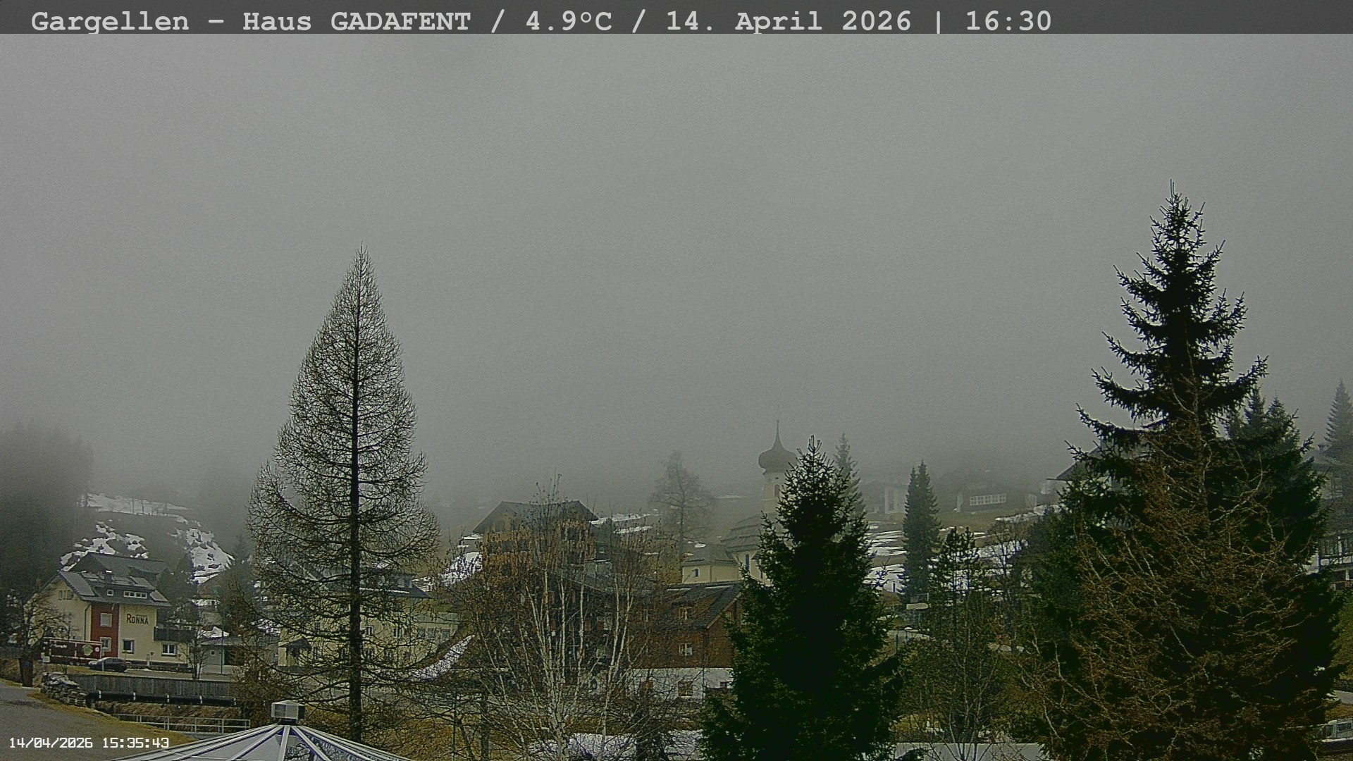 Archived image Webcam Schafberg Gargellen