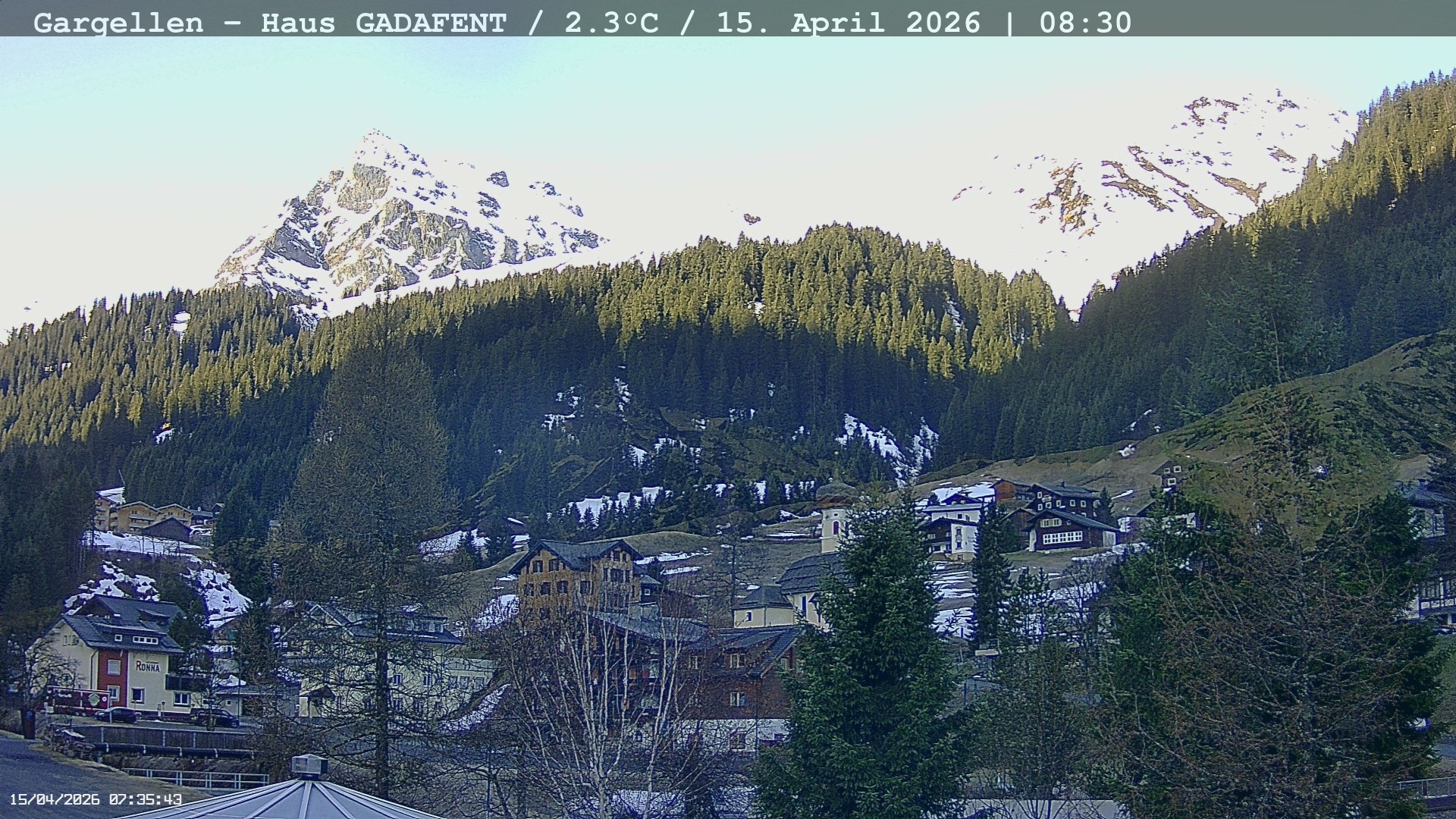 Archived image Webcam Schafberg Gargellen