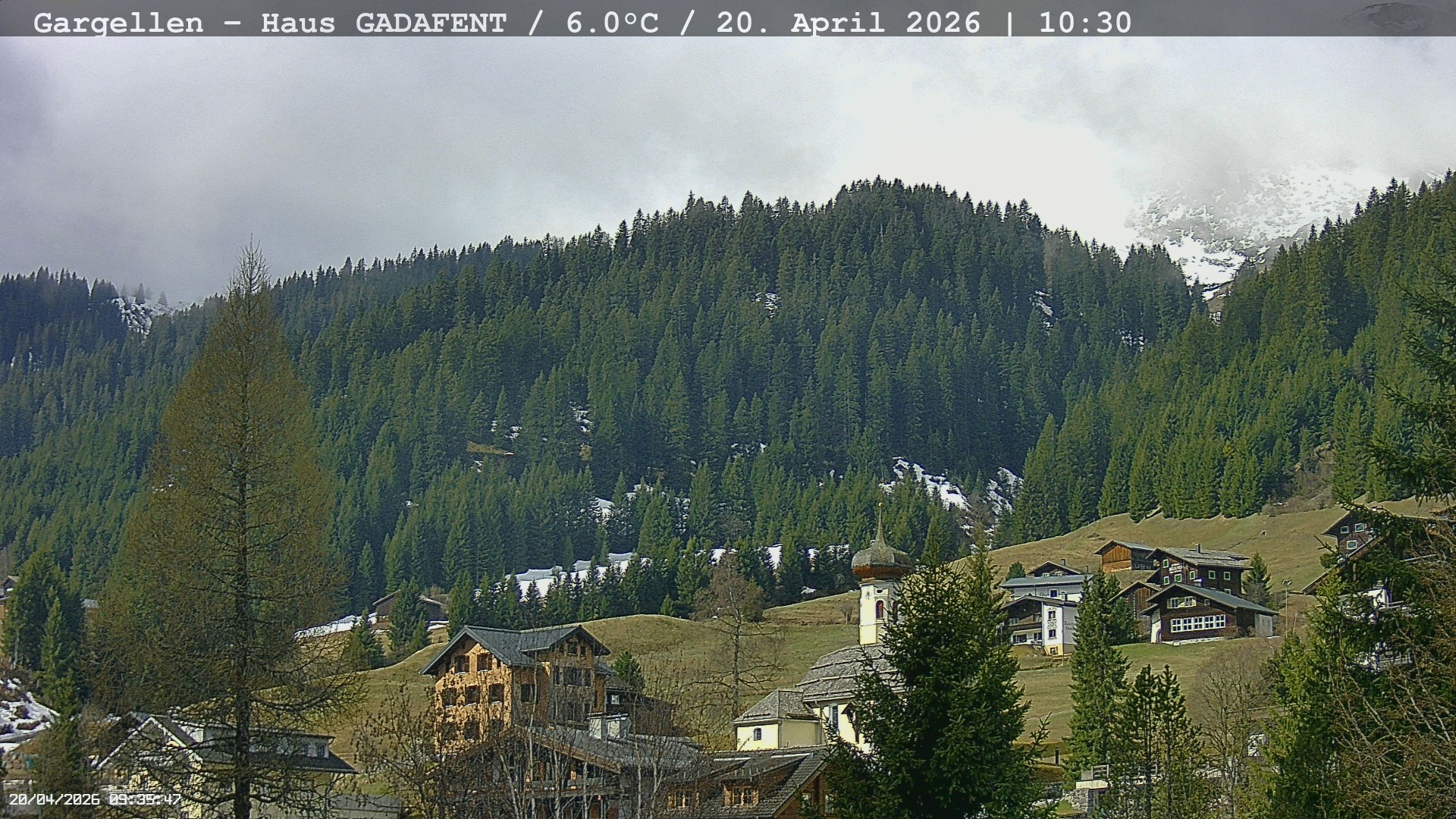 Archiv Foto Webcam Gargellen - Schafberg