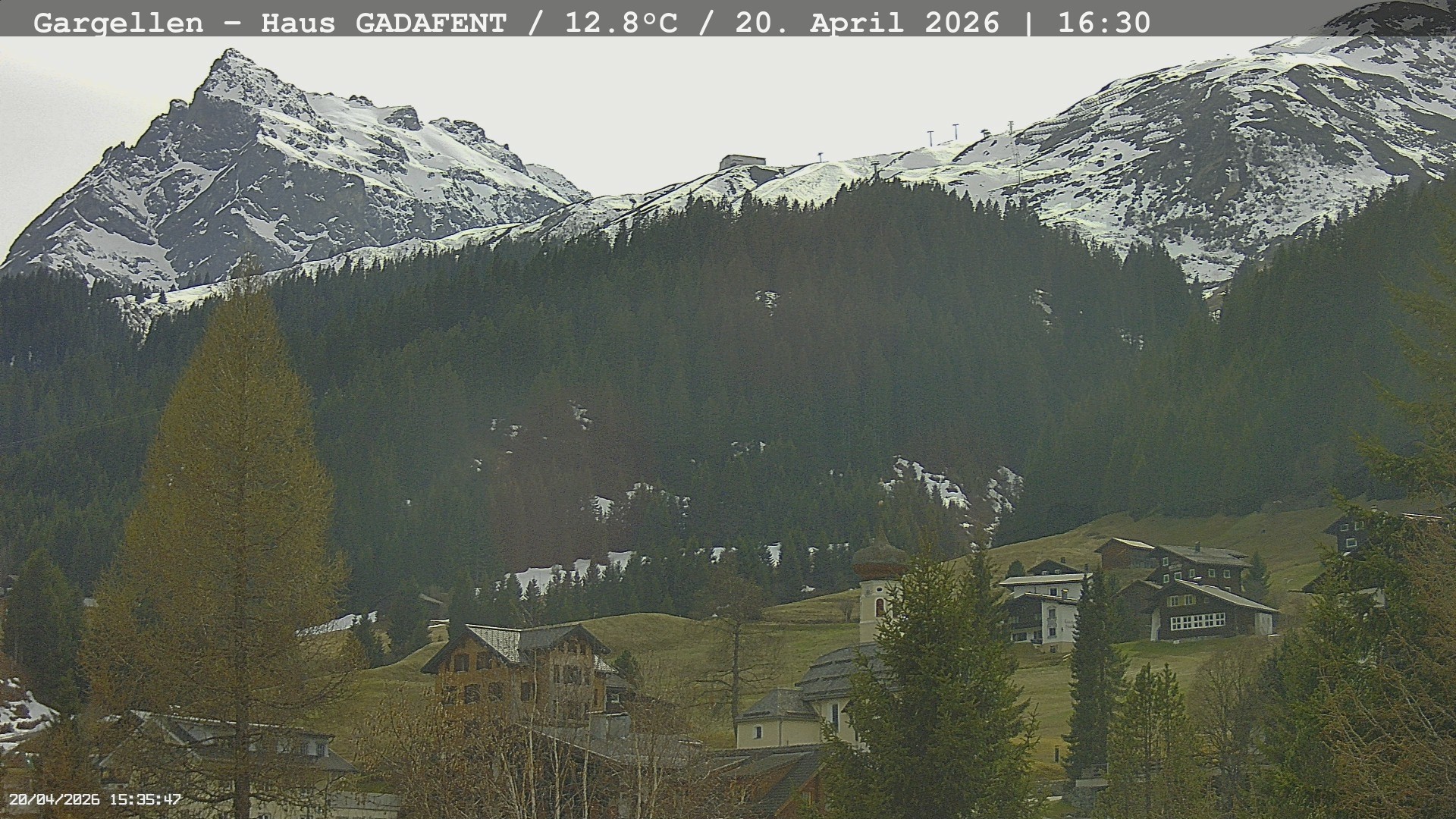 Archiv Foto Webcam Gargellen - Schafberg