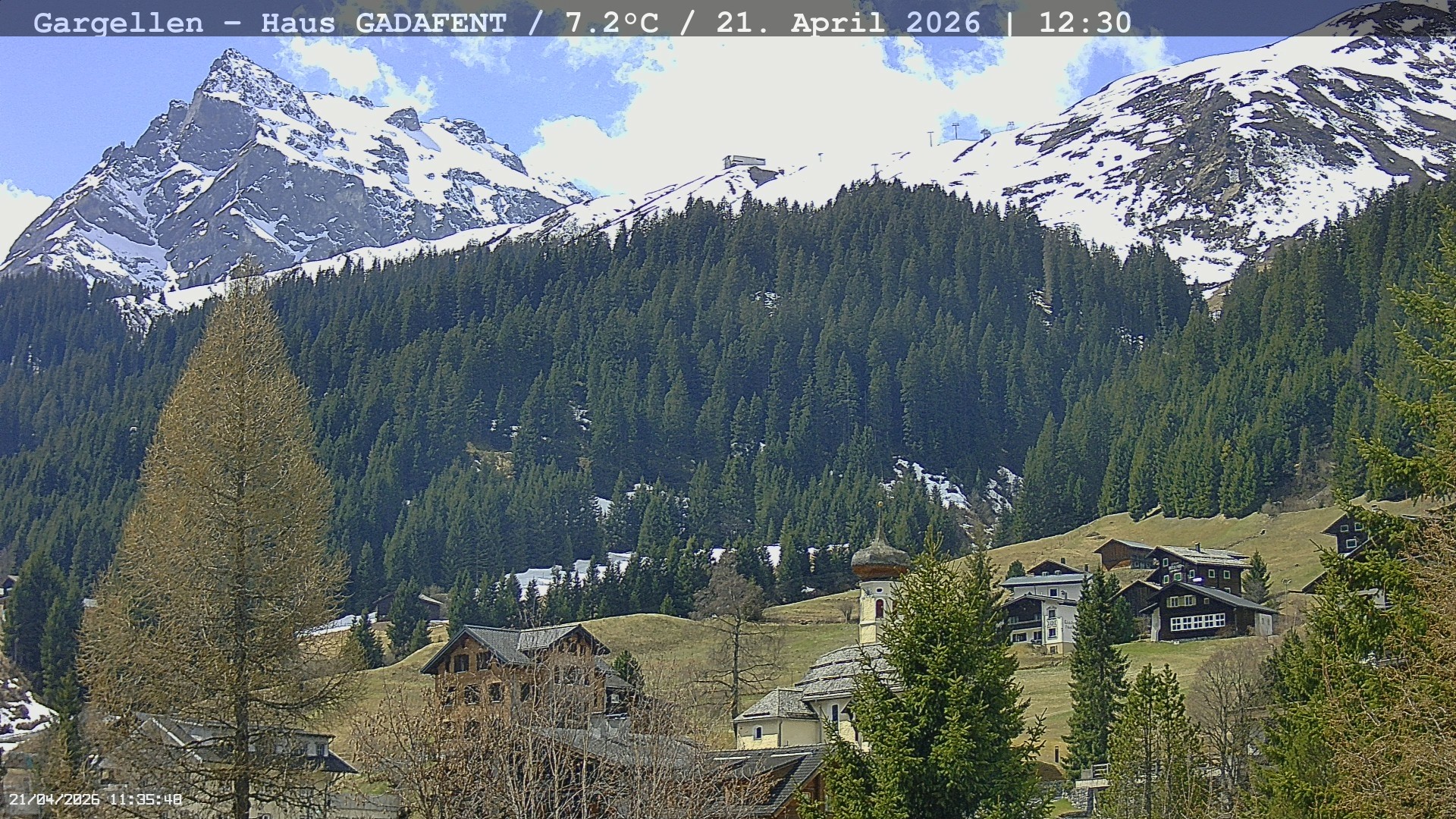 Archiv Foto Webcam Gargellen - Schafberg