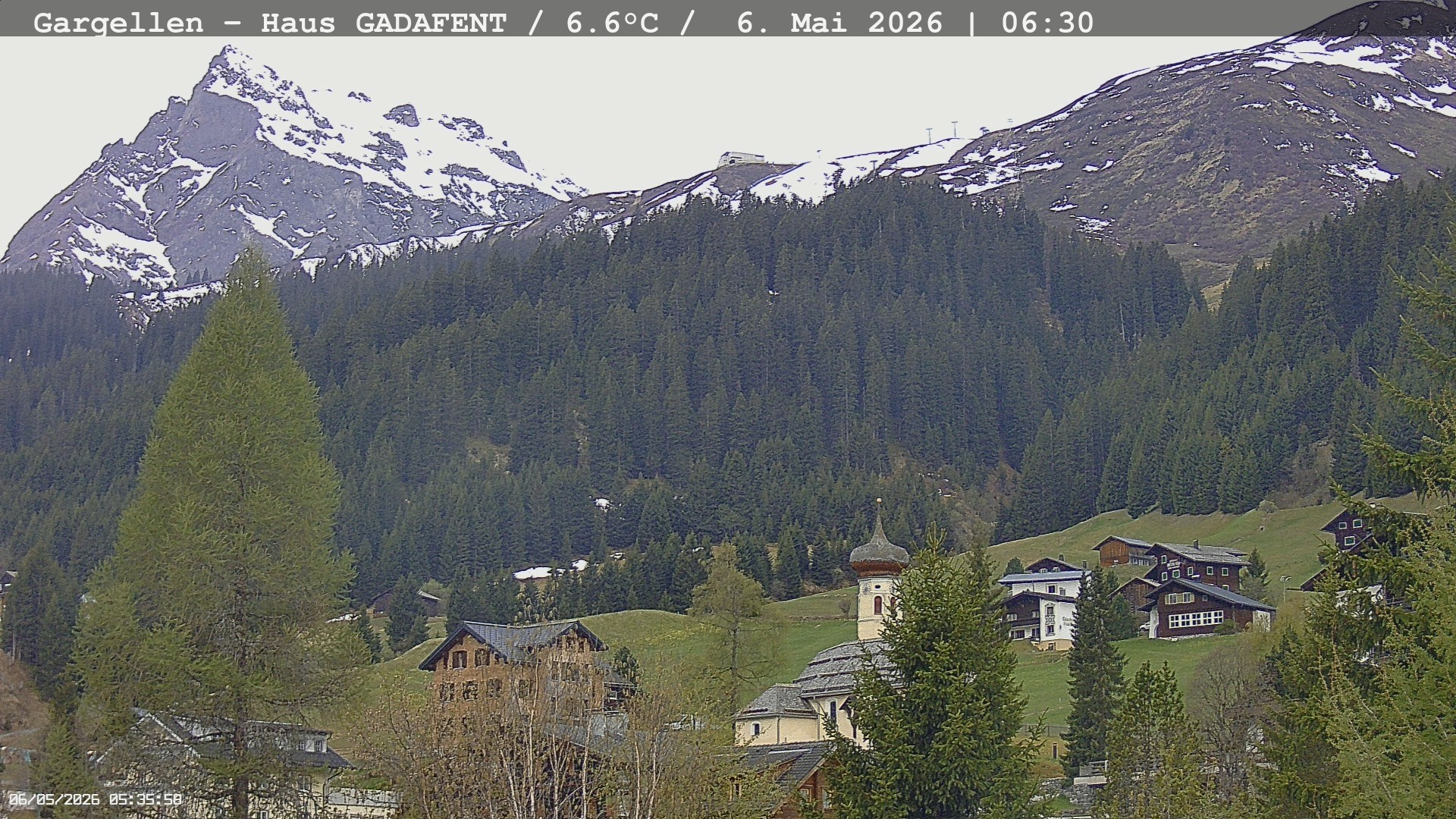 Archiv Foto Webcam Gargellen - Schafberg