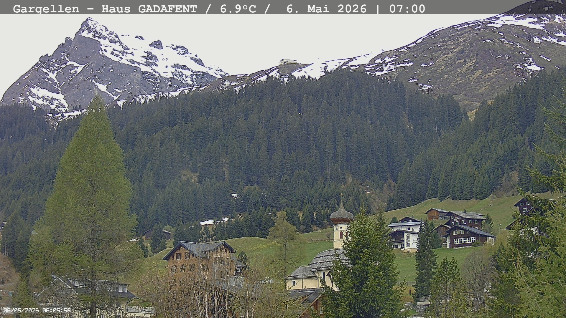 Archiv Foto Webcam Gargellen - Schafberg