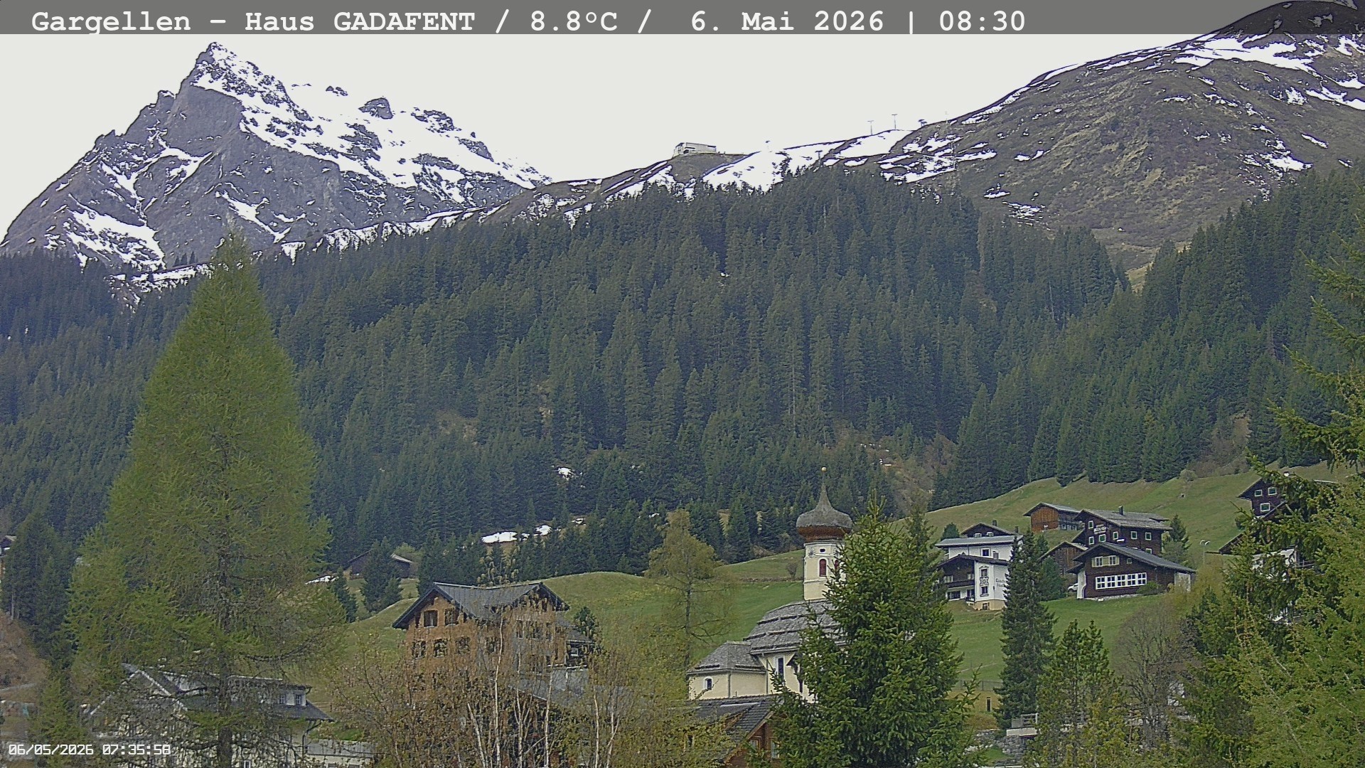 Archiv Foto Webcam Gargellen - Schafberg