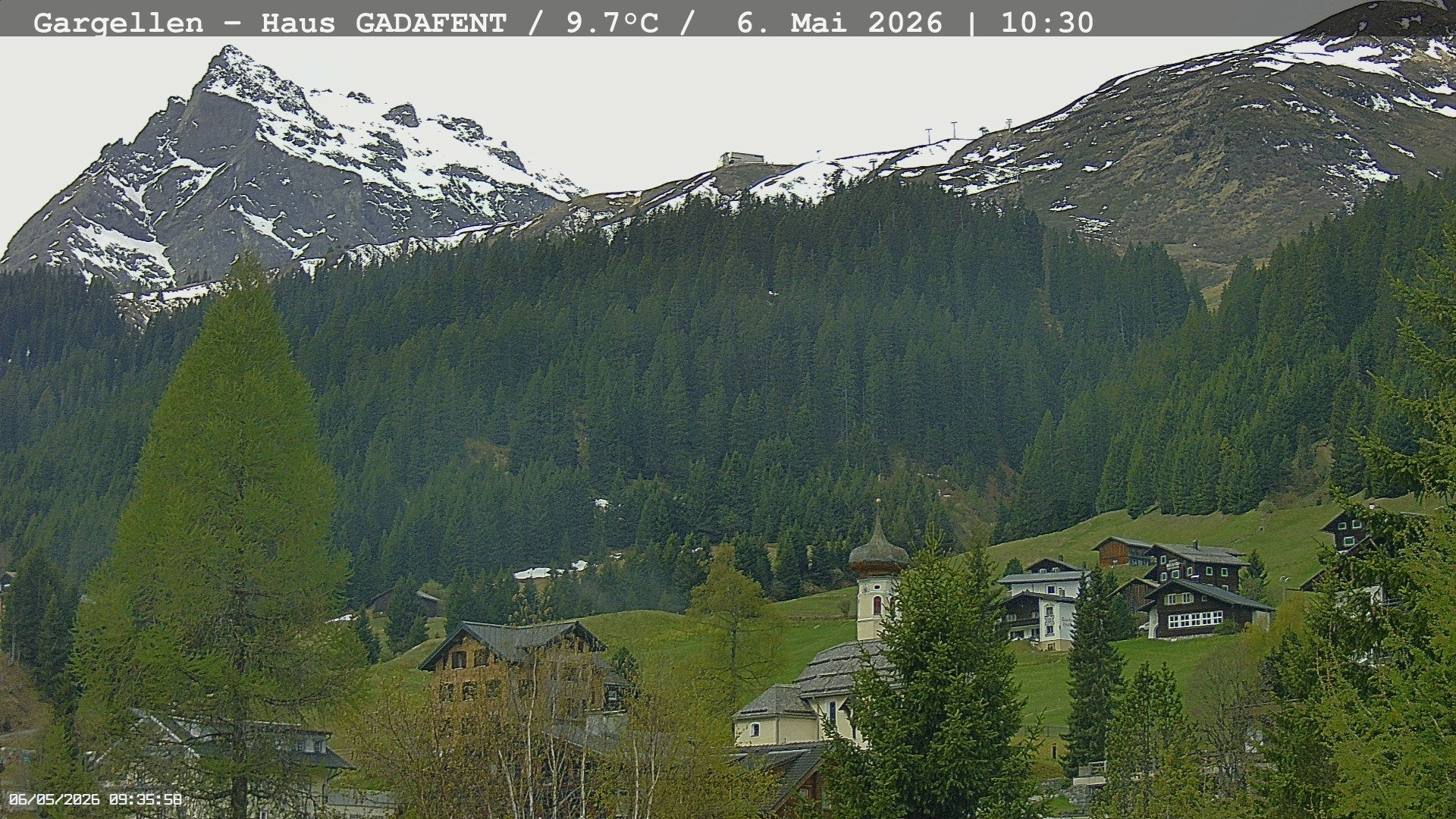 Archiv Foto Webcam Gargellen - Schafberg