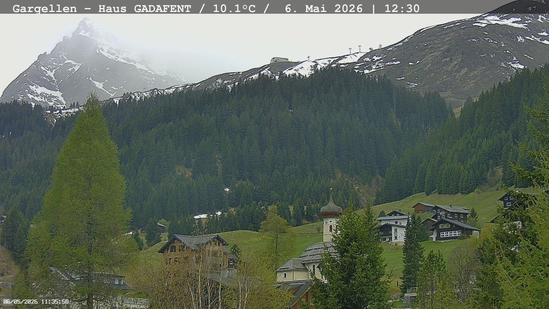Archiv Foto Webcam Gargellen - Schafberg