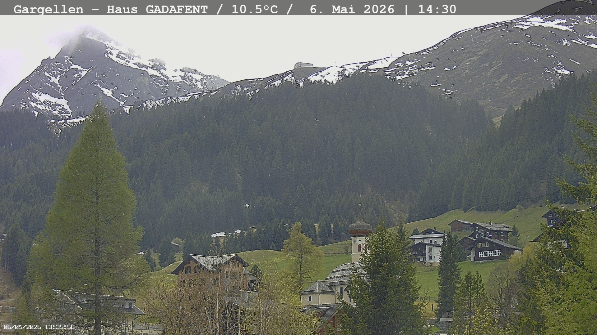 Archiv Foto Webcam Gargellen - Schafberg