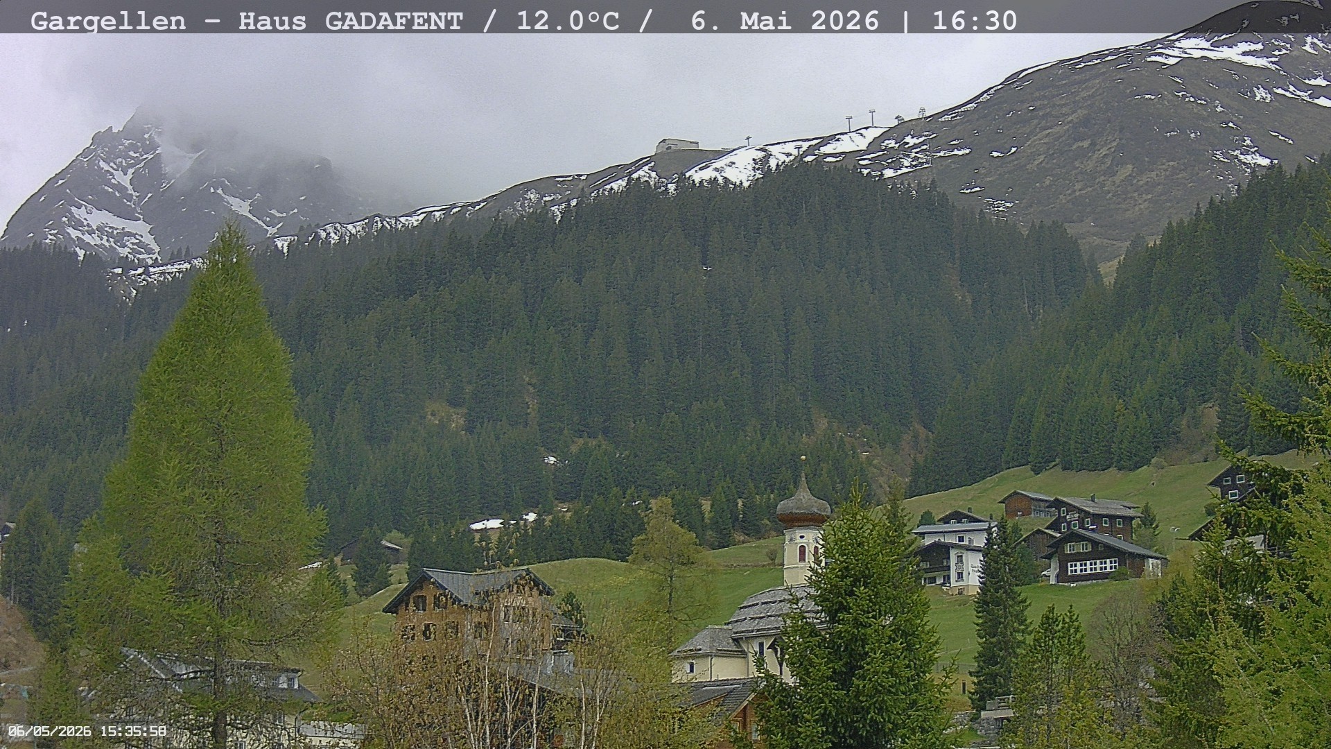 Archived image Webcam Schafberg Gargellen