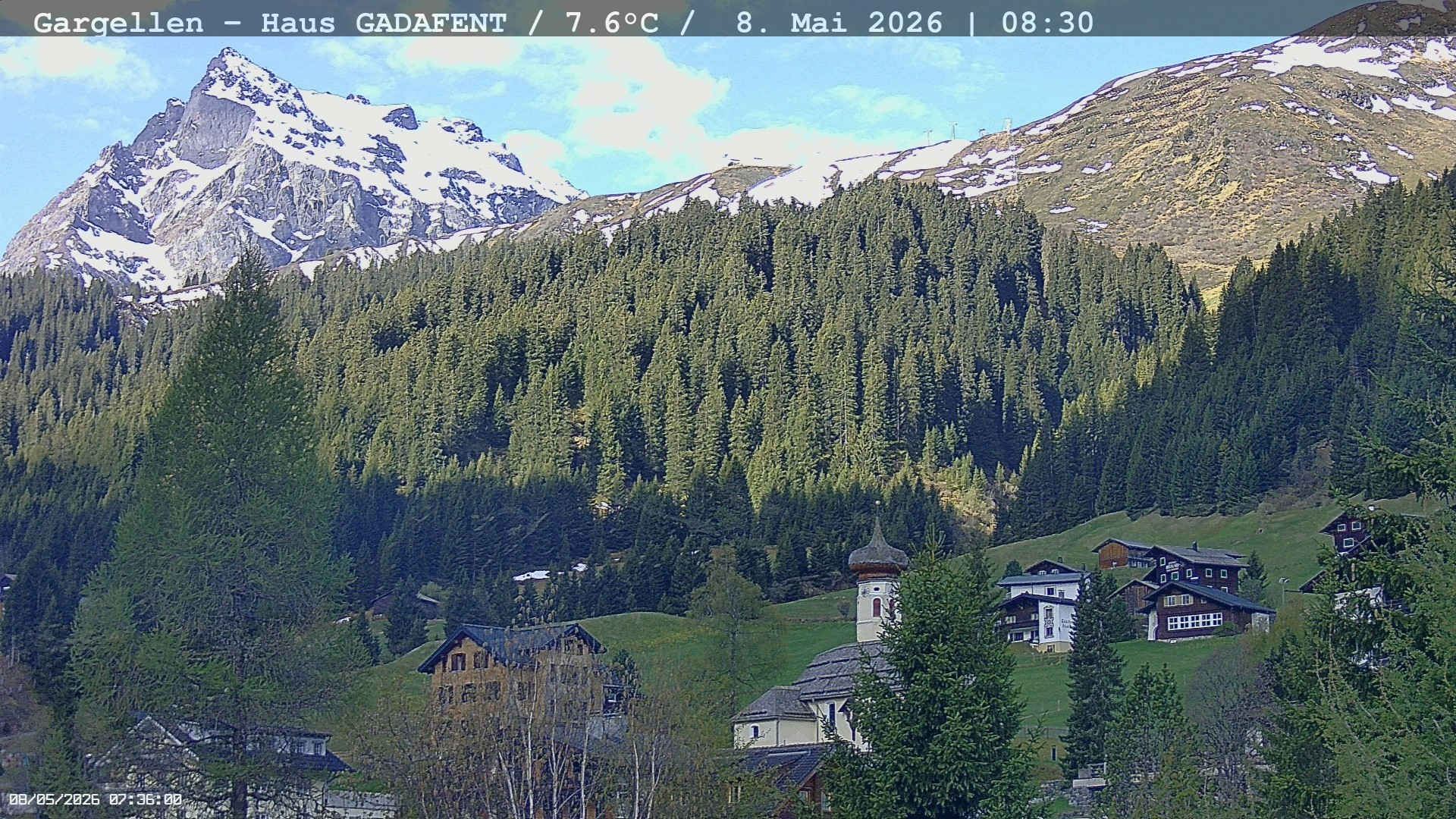 Archived image Webcam Schafberg Gargellen
