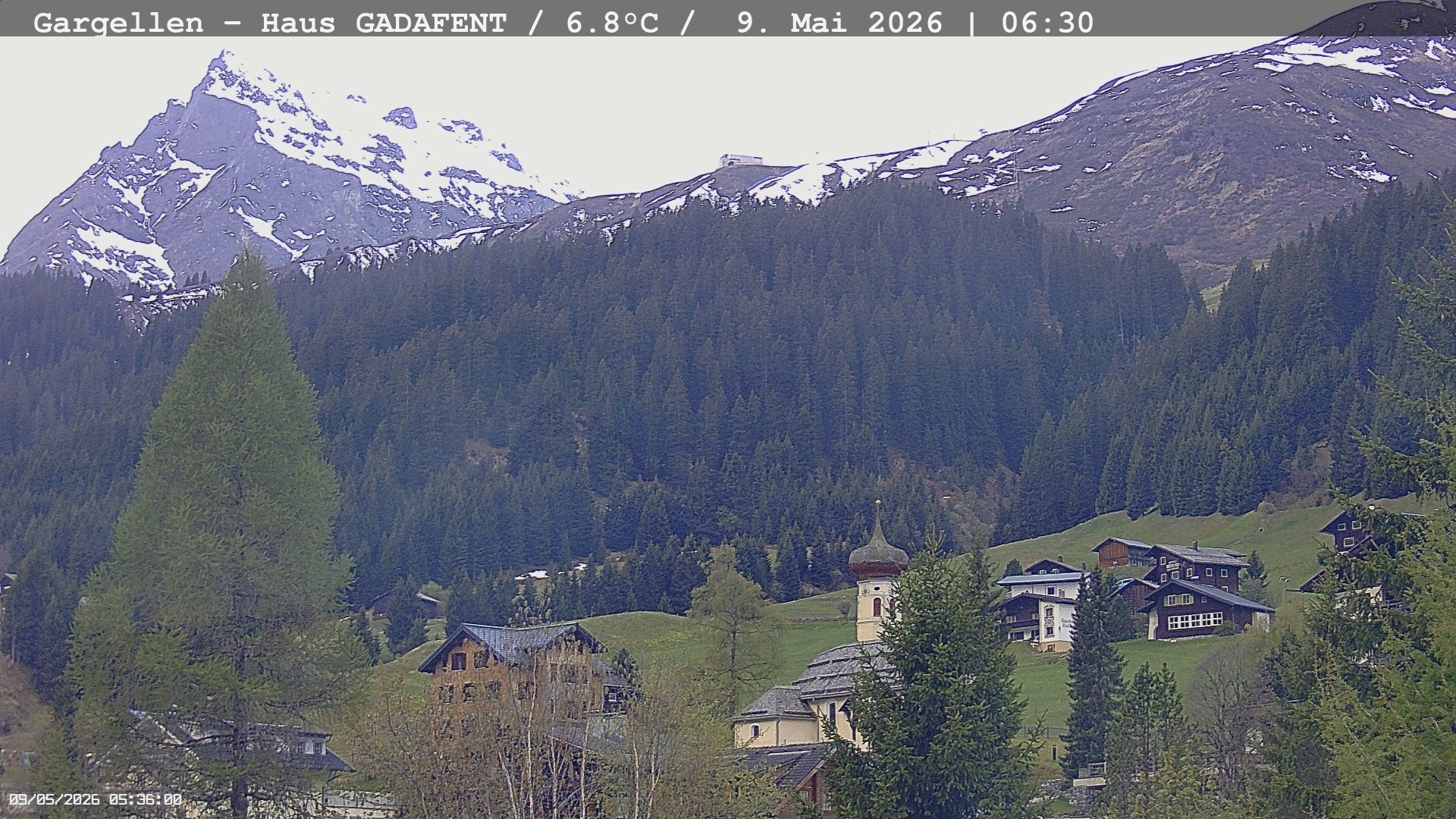 Archiv Foto Webcam Gargellen - Schafberg