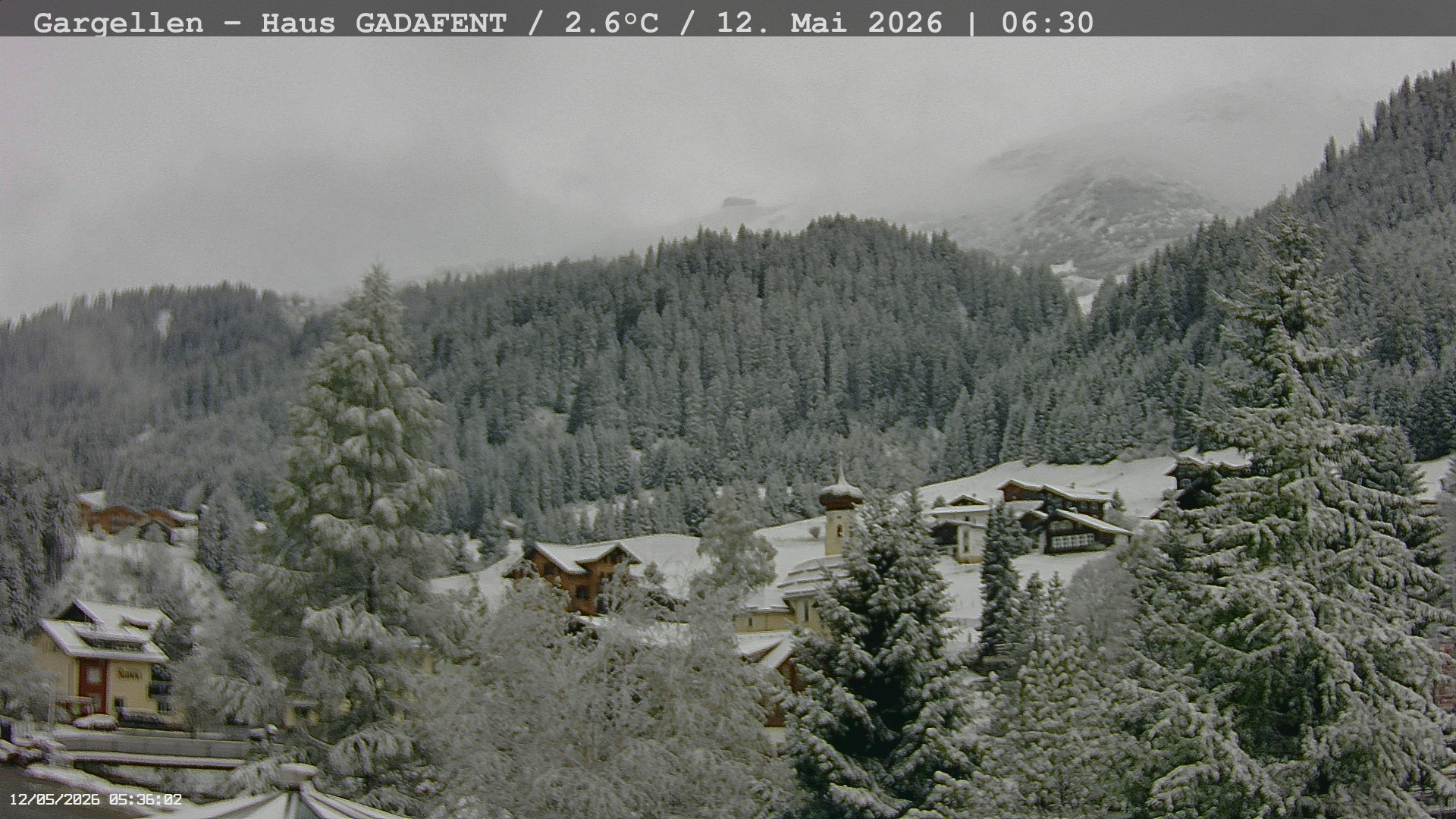 Archived image Webcam Schafberg Gargellen