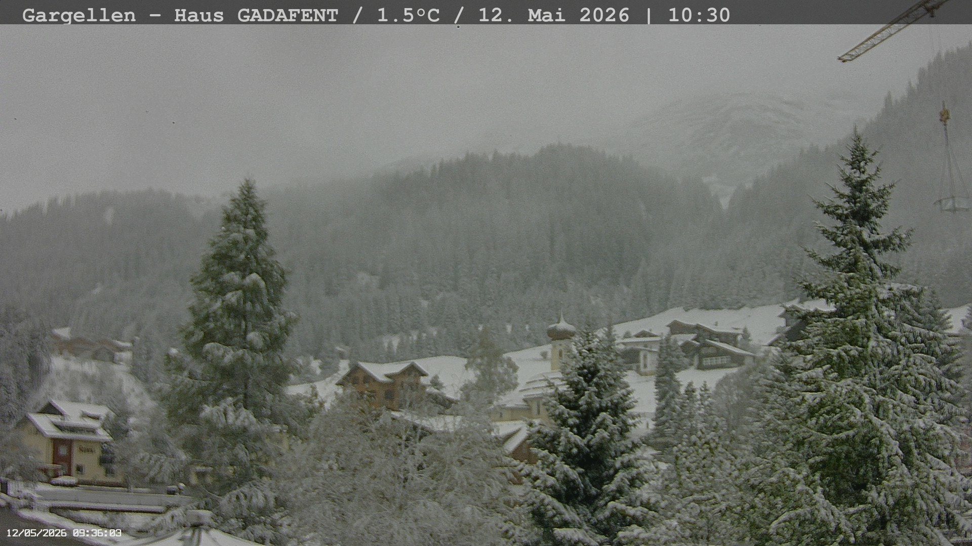 Archived image Webcam Schafberg Gargellen
