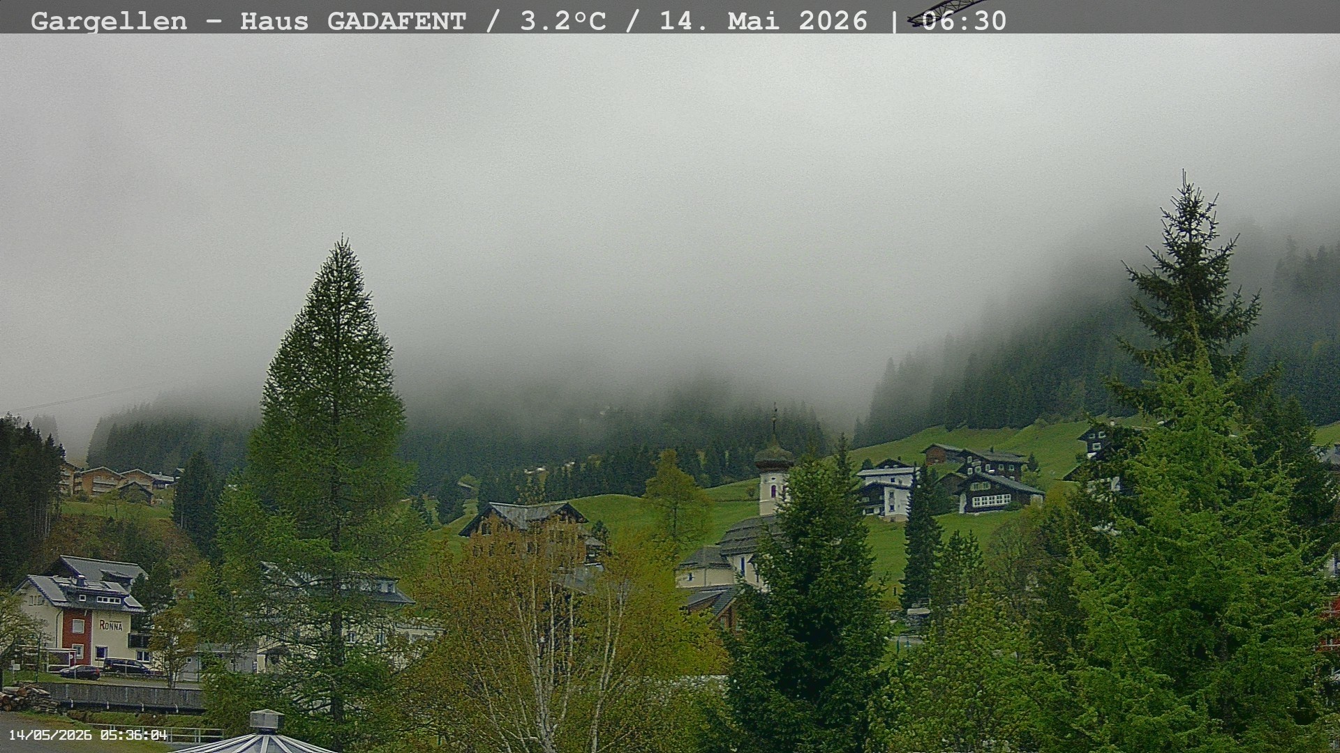 Archived image Webcam Schafberg Gargellen