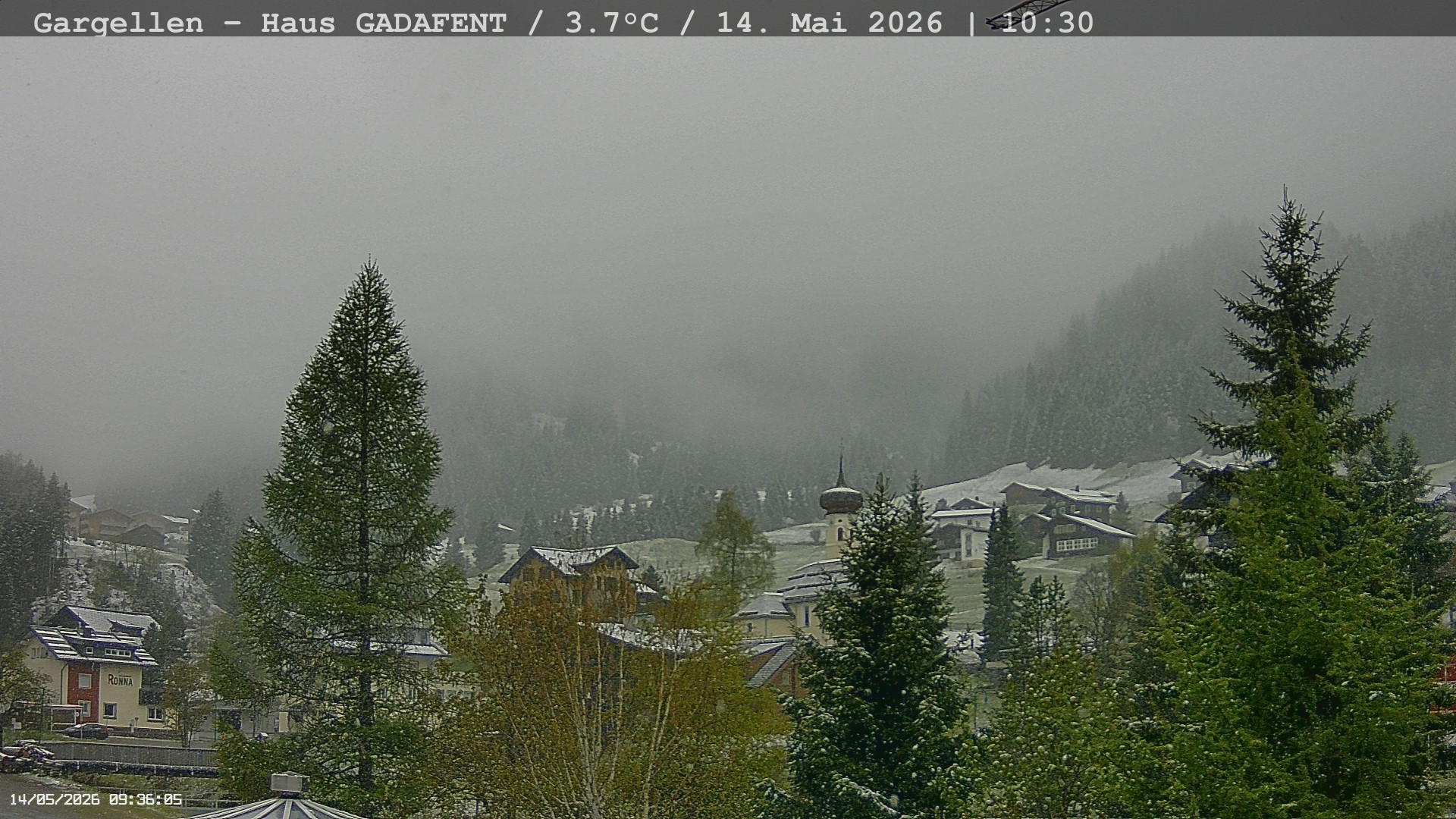 Archived image Webcam Schafberg Gargellen