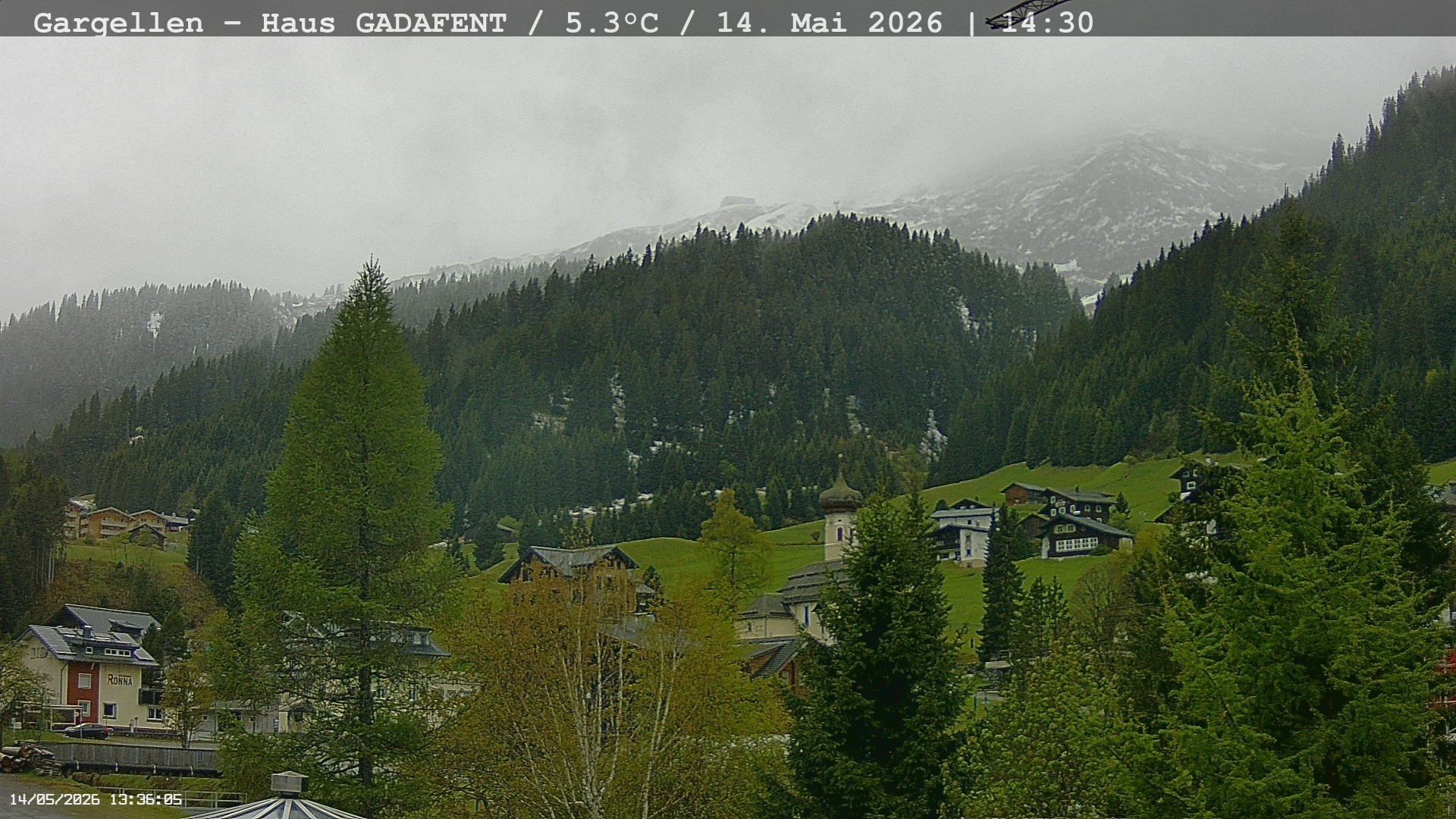 Archived image Webcam Schafberg Gargellen