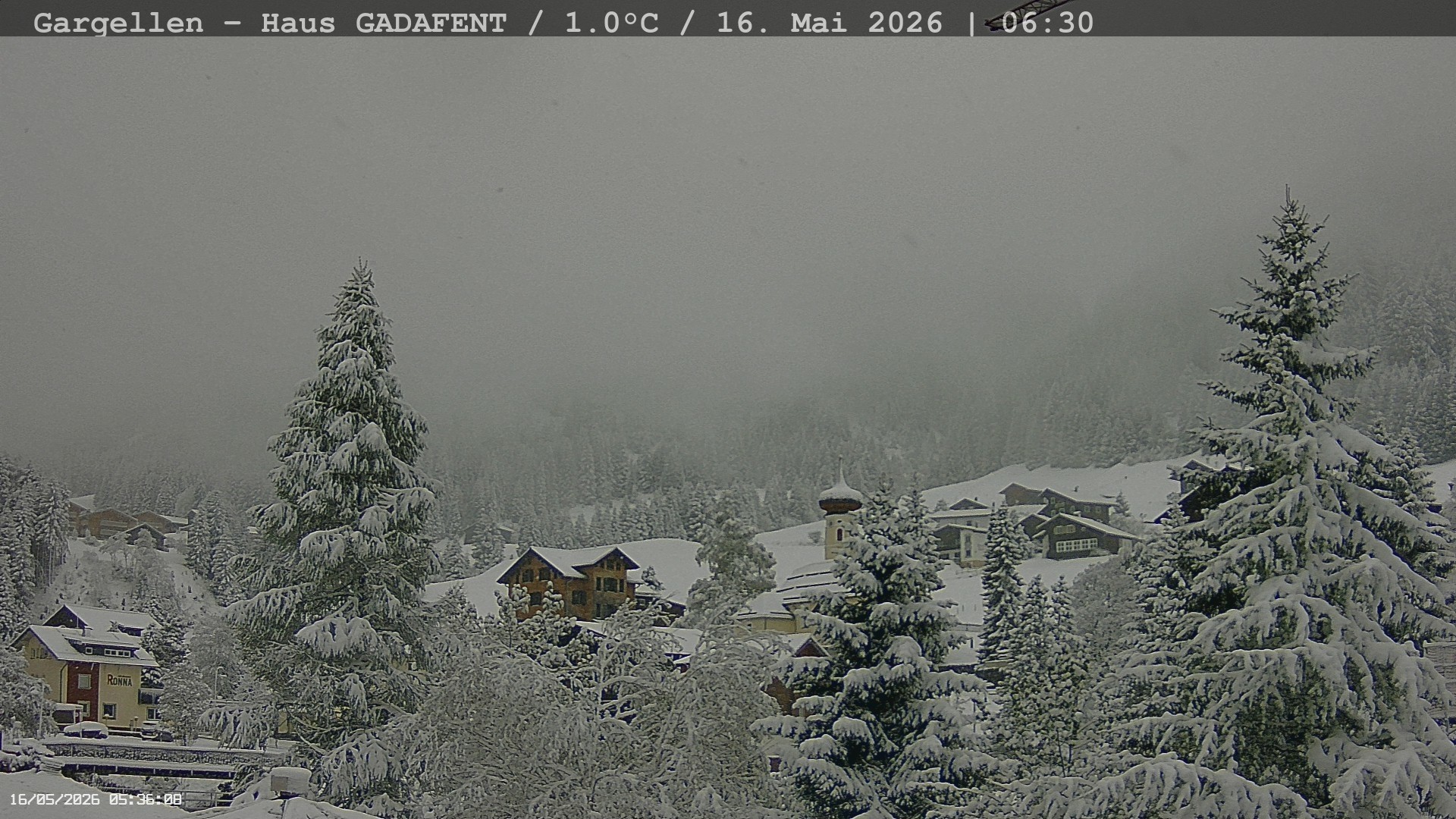 Archived image Webcam Schafberg Gargellen