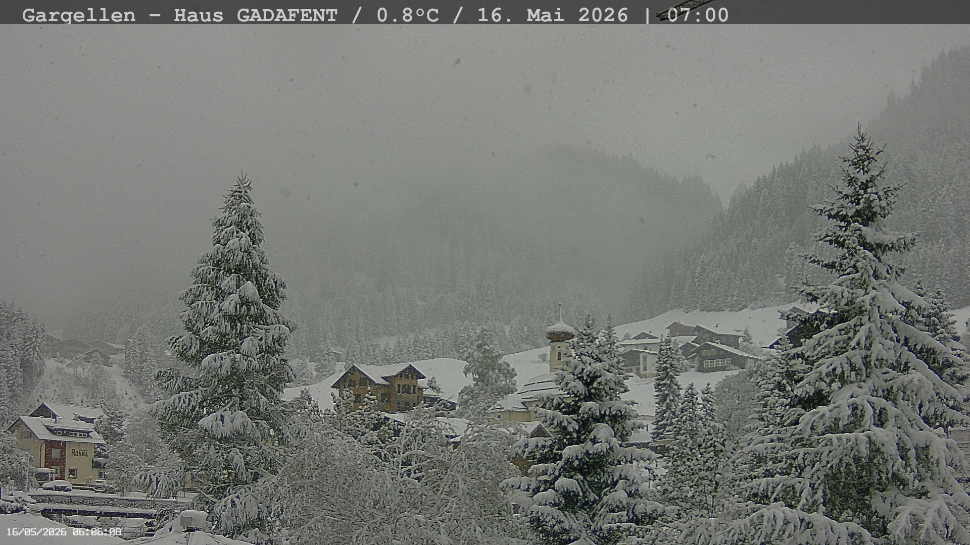 Archived image Webcam Schafberg Gargellen