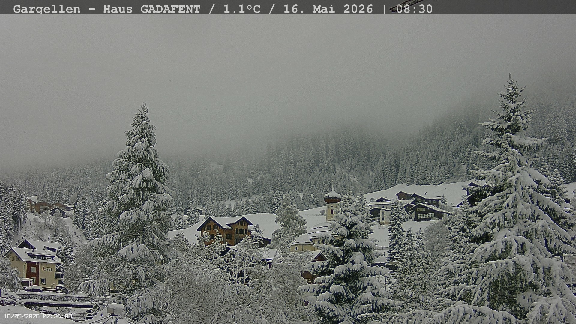 Archived image Webcam Schafberg Gargellen