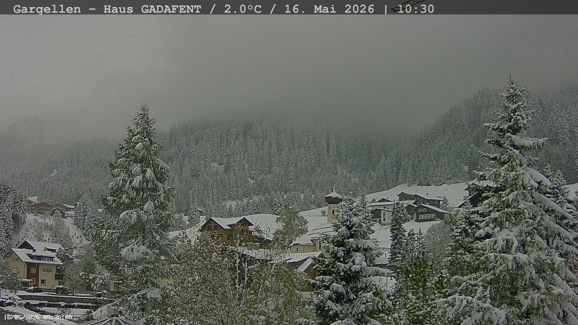 Archived image Webcam Schafberg Gargellen